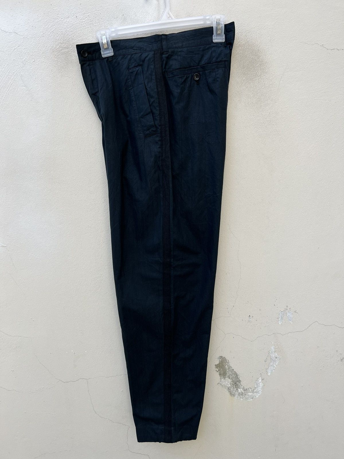 Comme des Garcons Homme Archive 80s CDGH Side Strap Baggy Trouser Cotton Pant Size US 29 - 12 Thumbnail