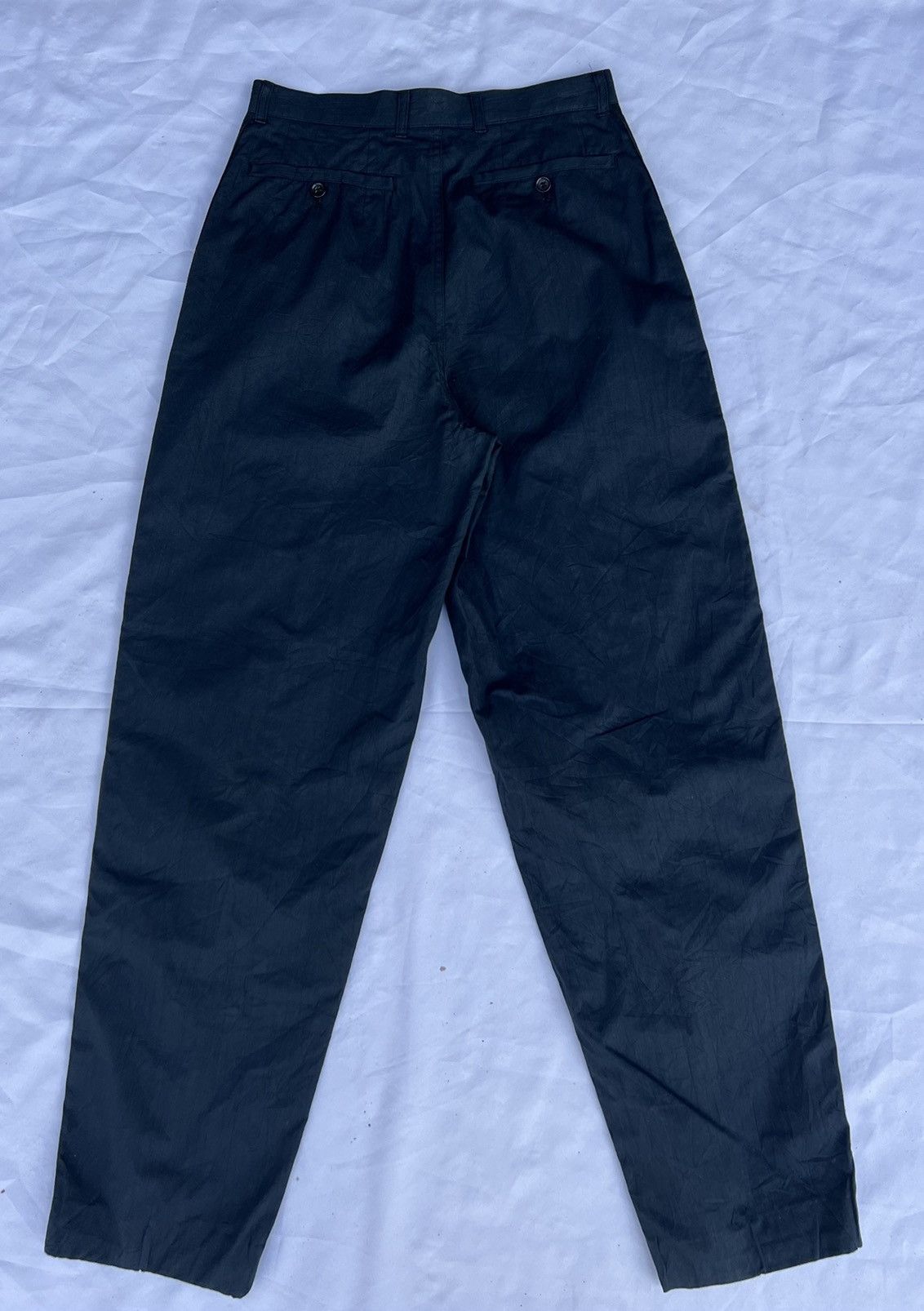 Comme des Garcons Homme Archive 80s CDGH Side Strap Baggy Trouser Cotton Pant Size US 29 - 22 Thumbnail