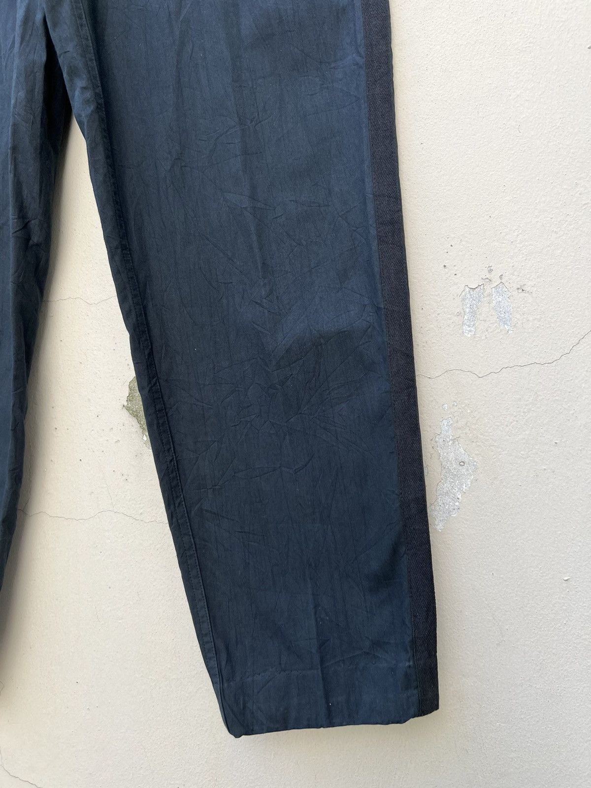 Comme des Garcons Homme Archive 80s CDGH Side Strap Baggy Trouser Cotton Pant Size US 29 - 5 Thumbnail
