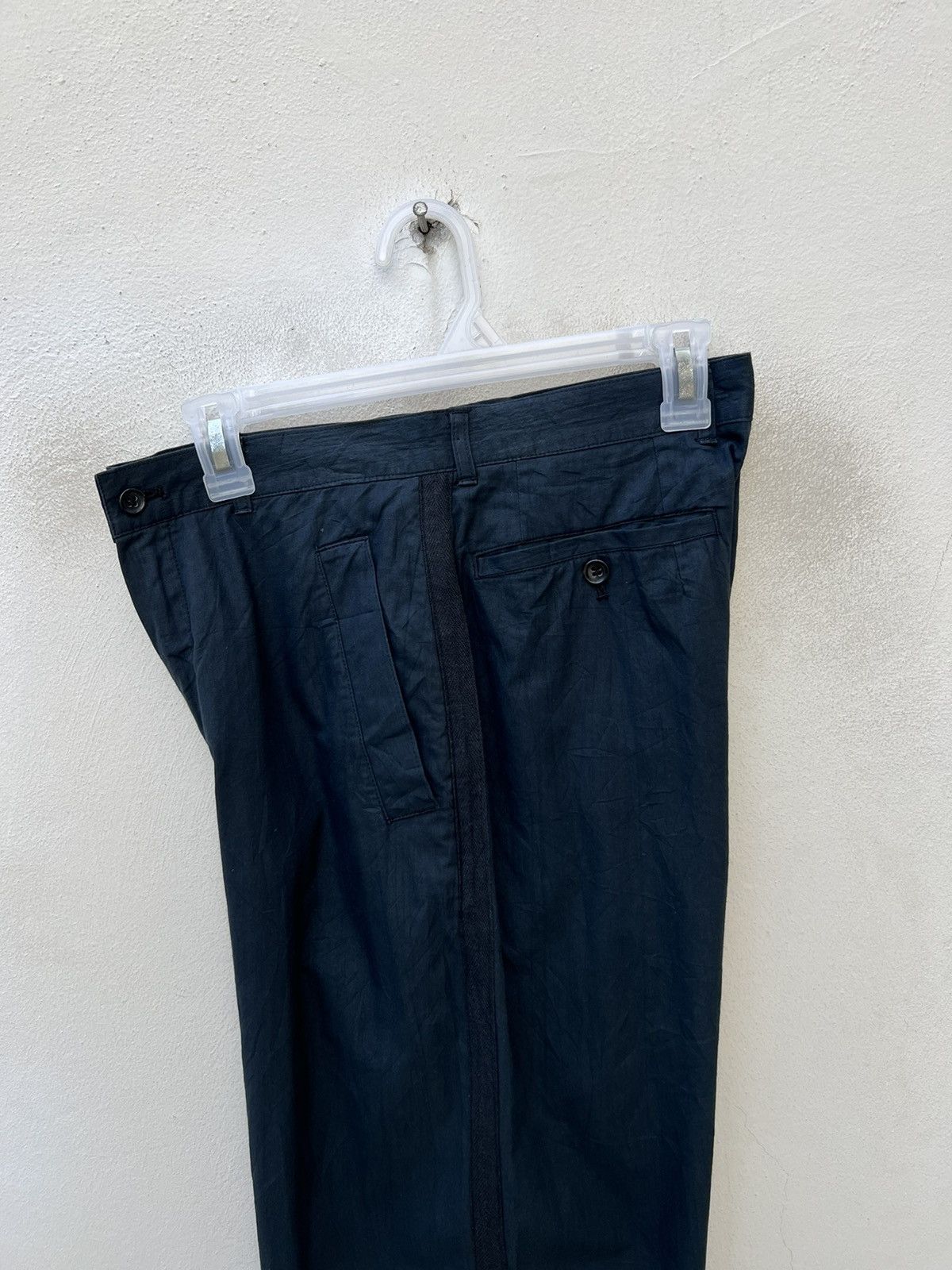 Comme des Garcons Homme Archive 80s CDGH Side Strap Baggy Trouser Cotton Pant Size US 29 - 13 Thumbnail