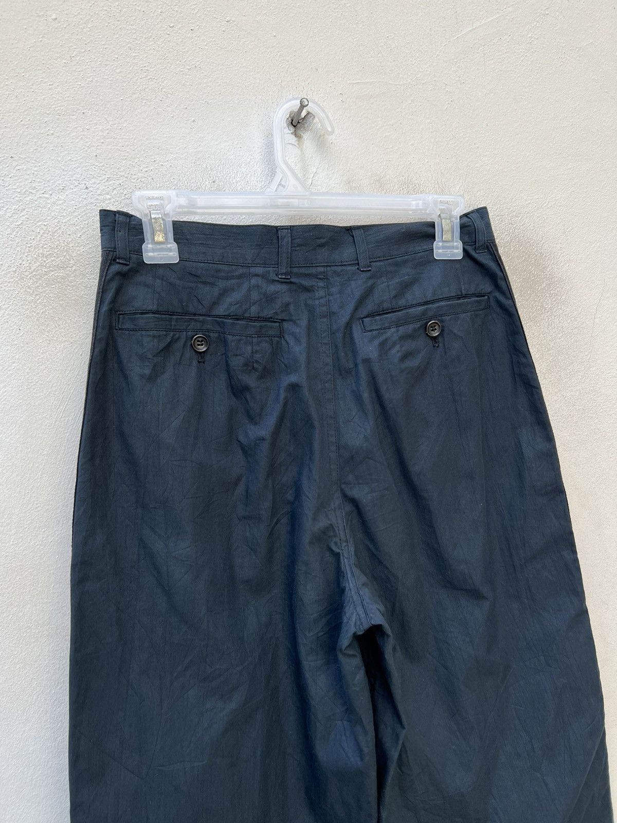 Comme des Garcons Homme Archive 80s CDGH Side Strap Baggy Trouser Cotton Pant Size US 29 - 7 Thumbnail