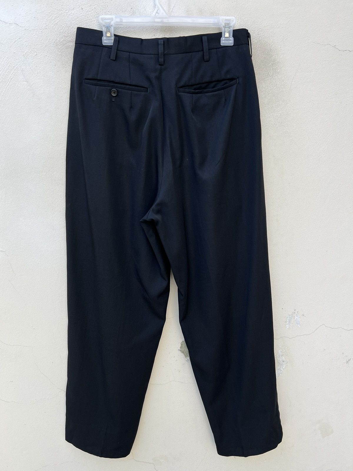 Y's for Men × Yohji Yamamoto Vintage 1998 A/W Yohji Yamamoto Y’s for Men Baggy Trouser Size US 30 / EU 46 - 11 Thumbnail