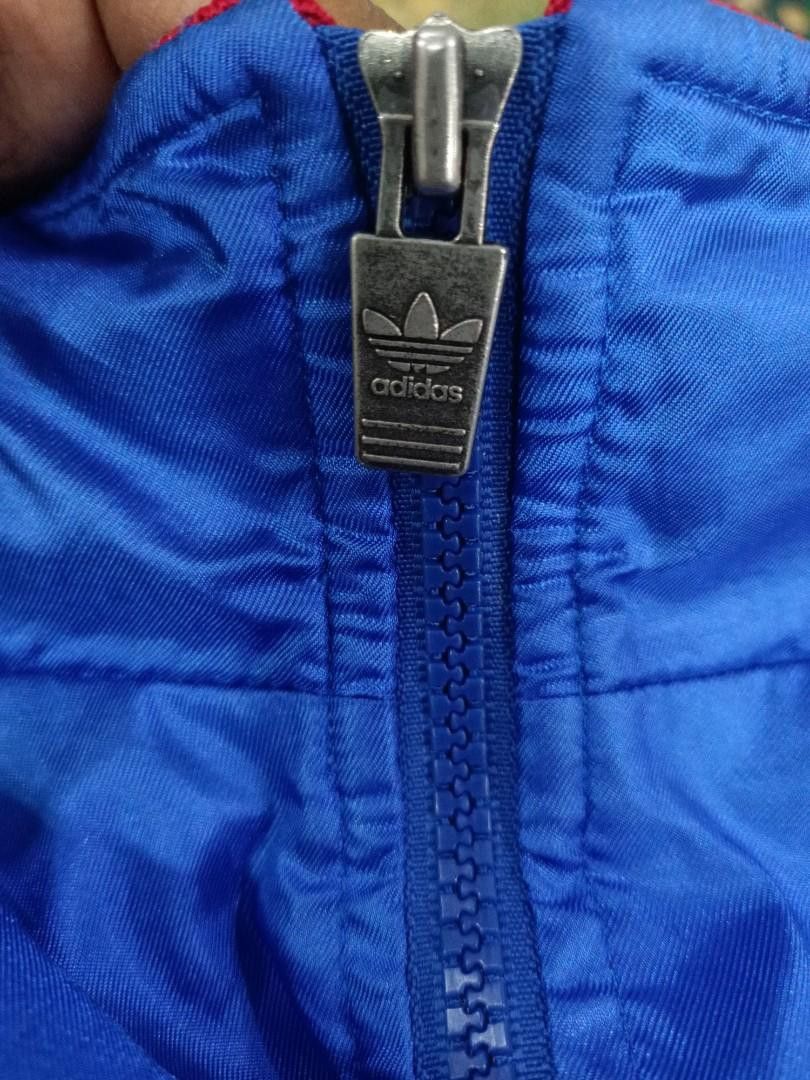 Adidas × Vintage Vintage 90s Adidas hoodie windbreaker big logo Size US S / EU 44-46 / 1 - 9 Thumbnail