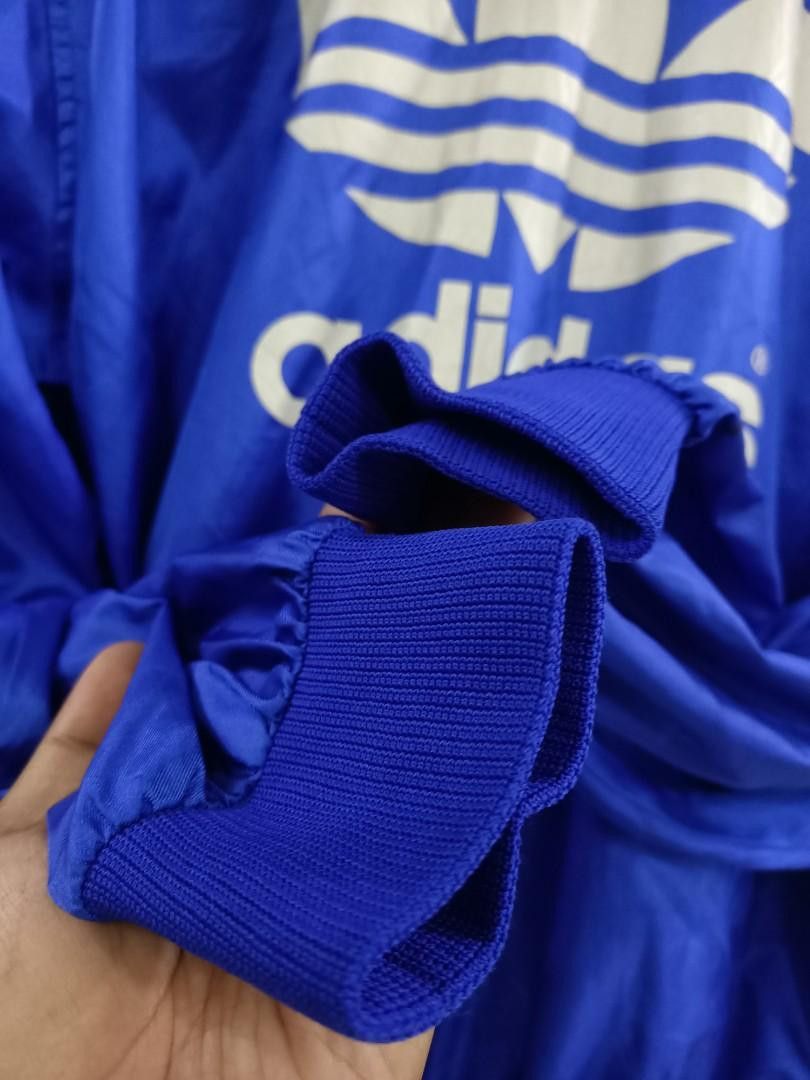 Adidas × Vintage Vintage 90s Adidas hoodie windbreaker big logo Size US S / EU 44-46 / 1 - 7 Thumbnail