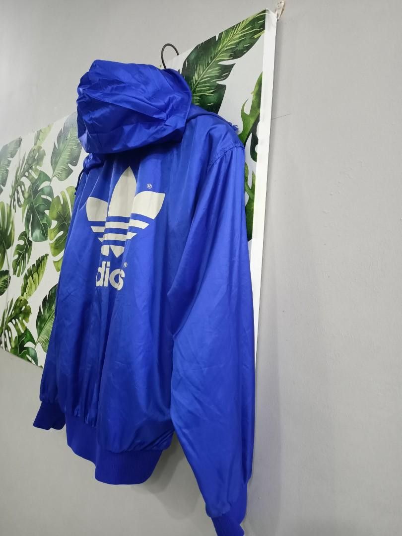 Adidas × Vintage Vintage 90s Adidas hoodie windbreaker big logo Size US S / EU 44-46 / 1 - 2 Thumbnail