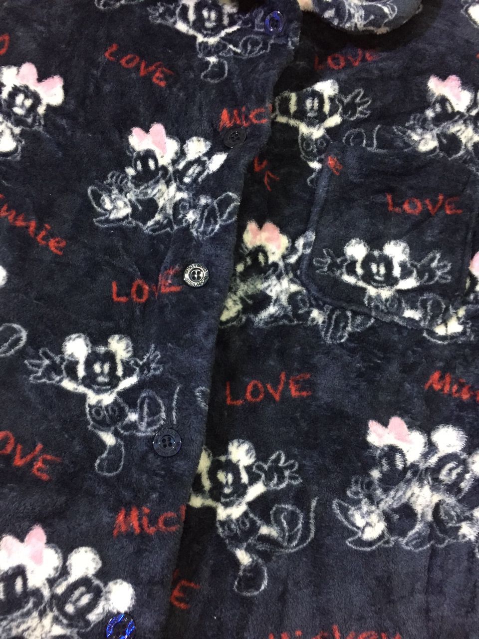 Disney Mickey Mouse Fleece Sleepwear Pyjamas
