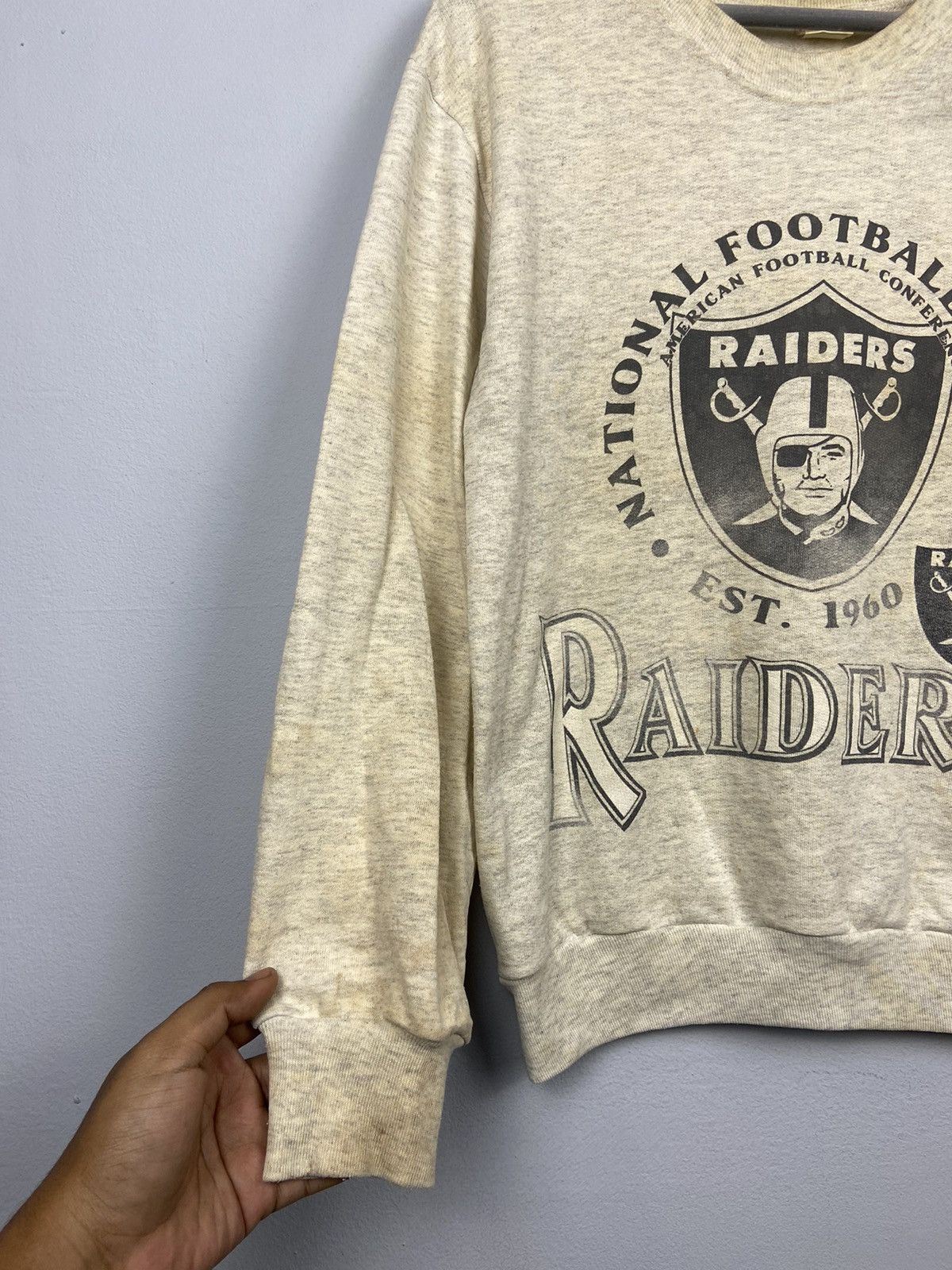 NFL Rare🔥1960 NFL Raiders Las Vegas Sweatshirt Size US M / EU 48-50 / 2 - 3 Thumbnail