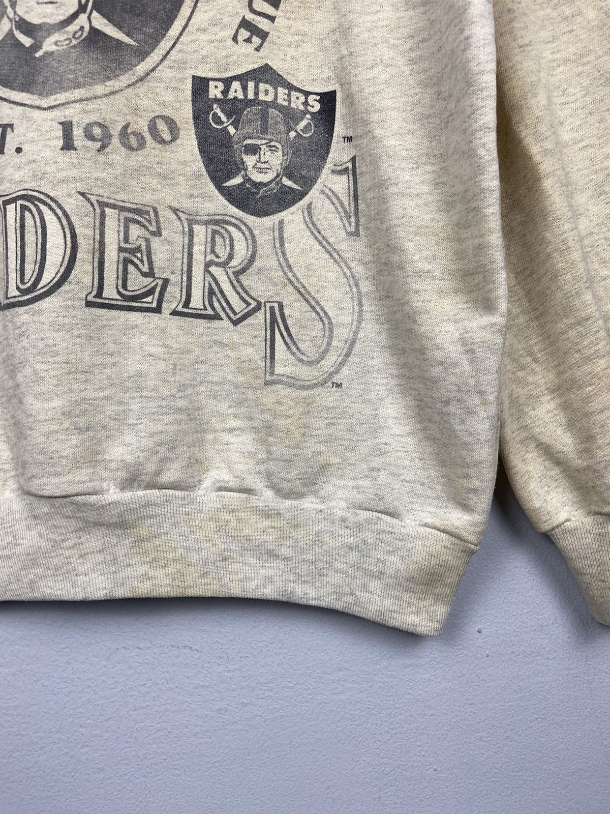 NFL Rare🔥1960 NFL Raiders Las Vegas Sweatshirt Size US M / EU 48-50 / 2 - 6 Thumbnail