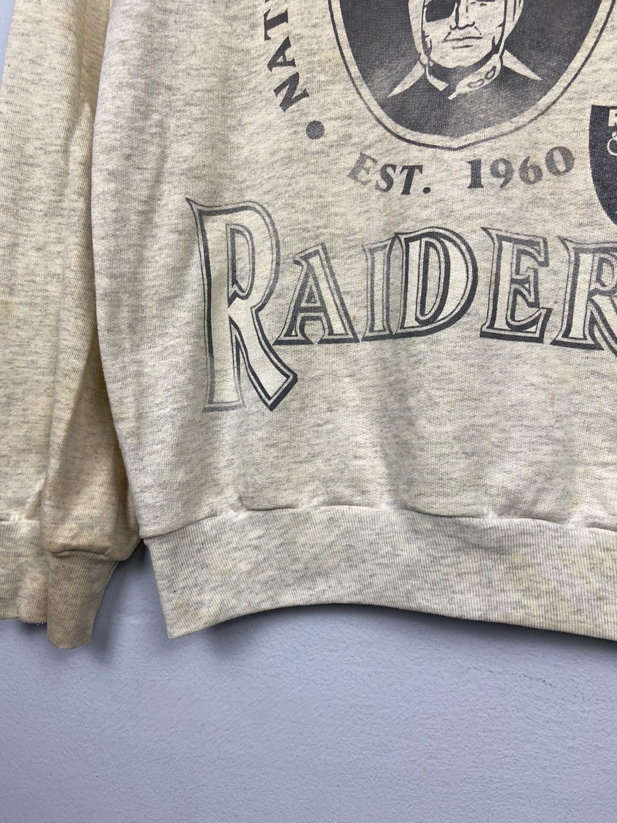 NFL Rare🔥1960 NFL Raiders Las Vegas Sweatshirt Size US M / EU 48-50 / 2 - 7 Thumbnail