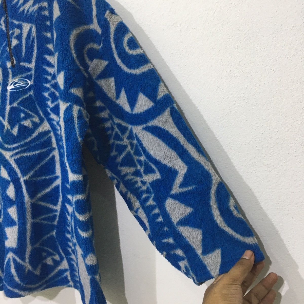 Quicksilver × Vintage Vintage Quiksilver Polartec Abstract Fleece Jacket Size US S / EU 44-46 / 1 - 6 Thumbnail