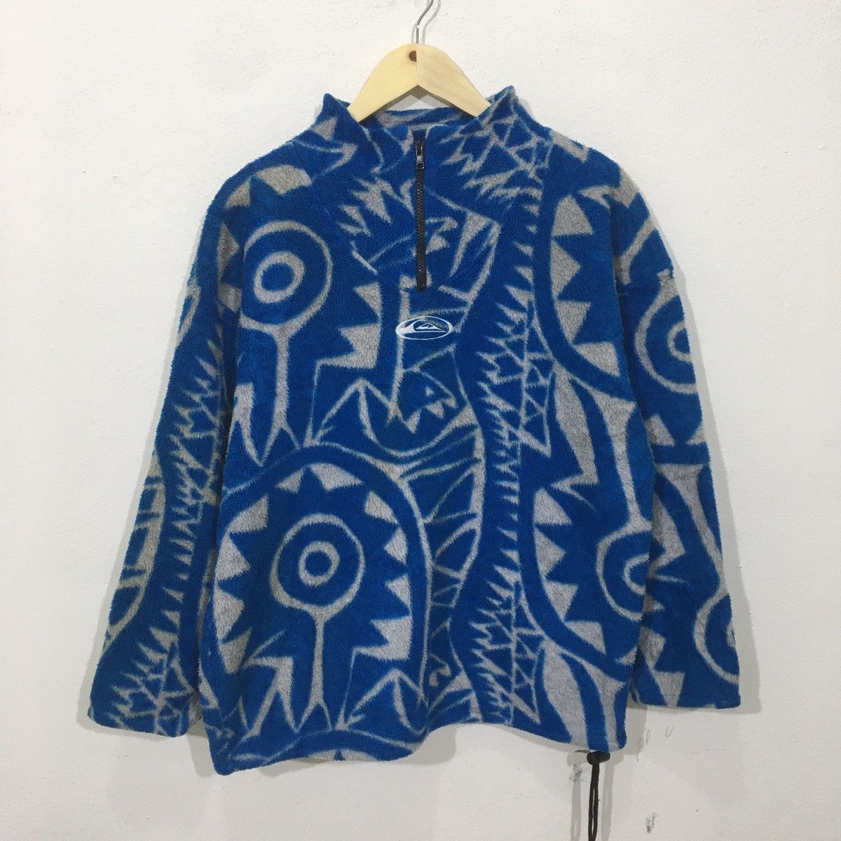 Quicksilver × Vintage Vintage Quiksilver Polartec Abstract Fleece Jacket Size US S / EU 44-46 / 1 - 1 Thumbnail