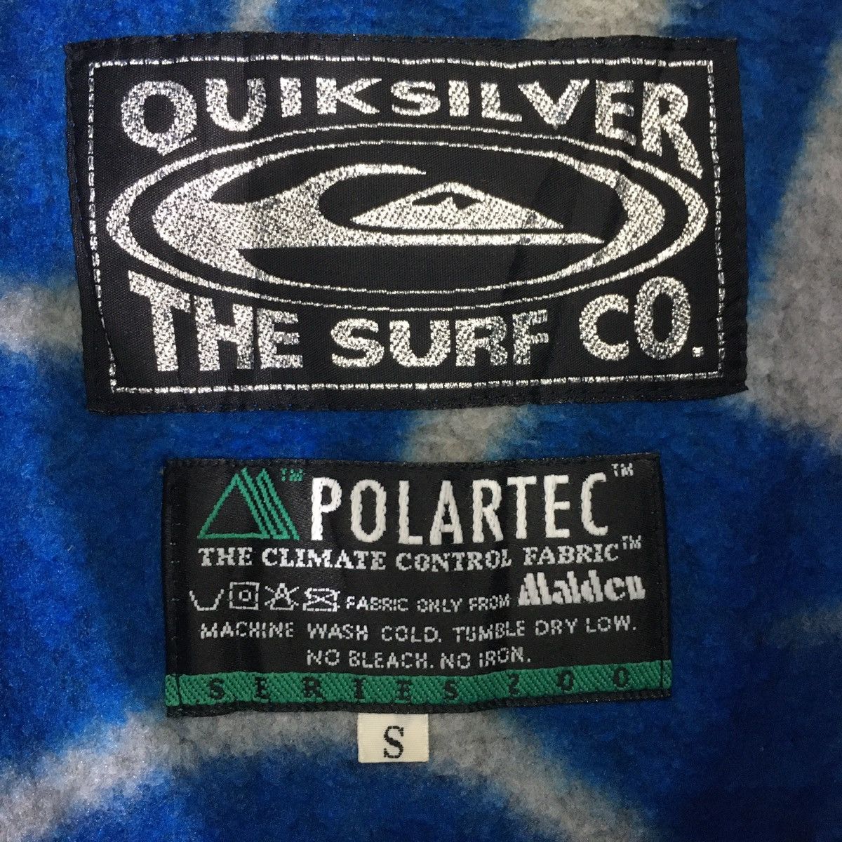 Quicksilver × Vintage Vintage Quiksilver Polartec Abstract Fleece Jacket Size US S / EU 44-46 / 1 - 11 Thumbnail