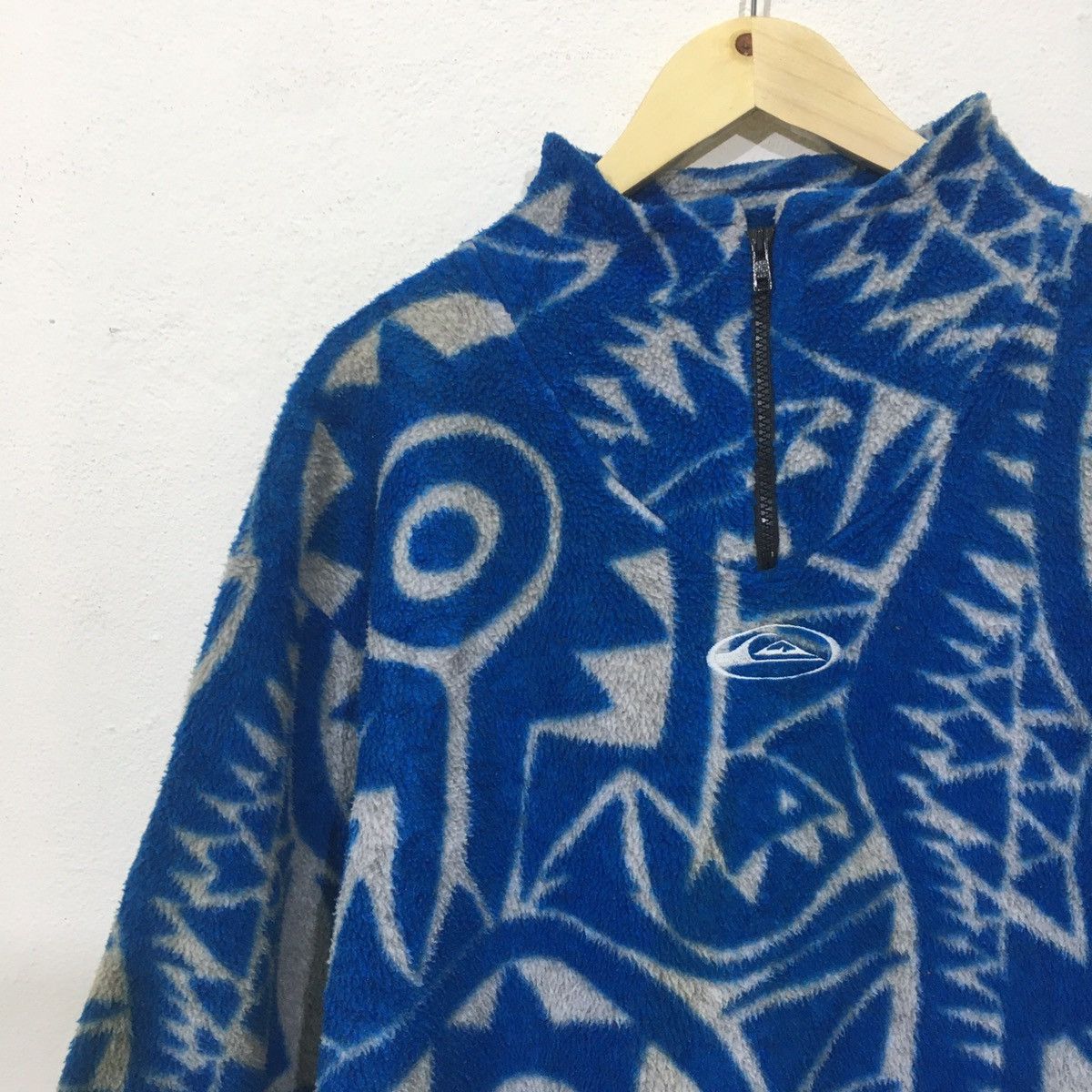 Quicksilver × Vintage Vintage Quiksilver Polartec Abstract Fleece Jacket Size US S / EU 44-46 / 1 - 5 Thumbnail