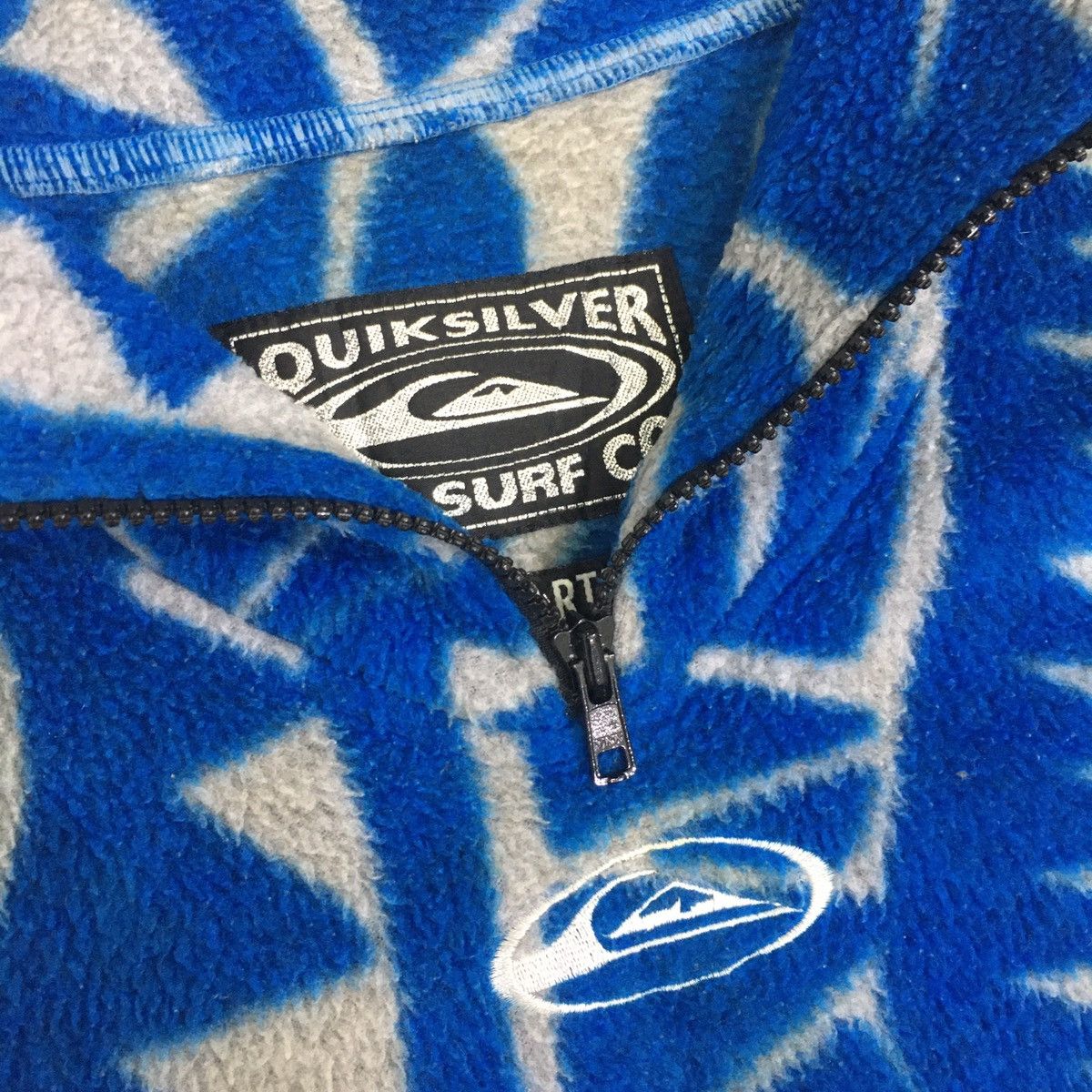 Quicksilver × Vintage Vintage Quiksilver Polartec Abstract Fleece Jacket Size US S / EU 44-46 / 1 - 10 Thumbnail
