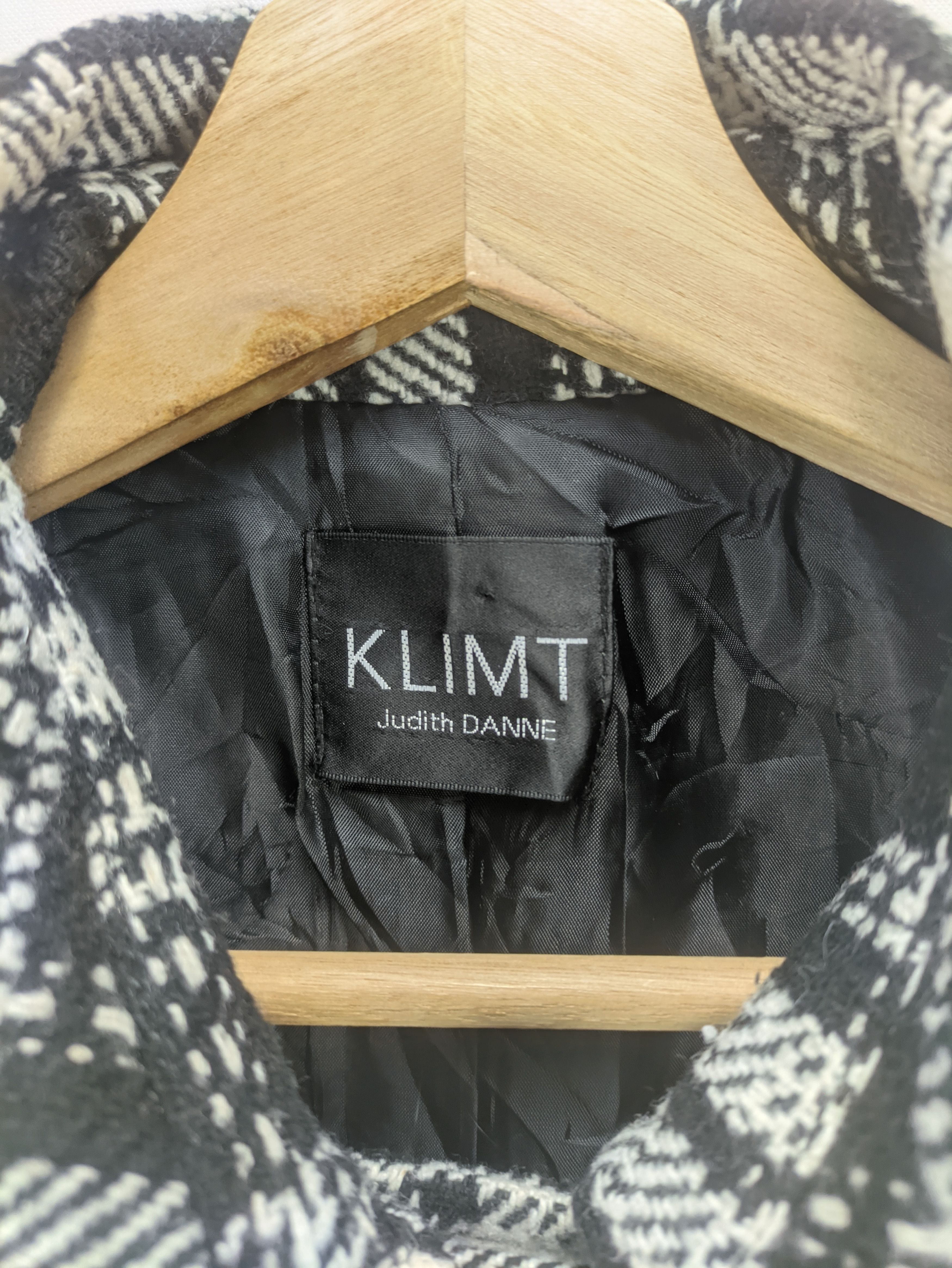 Designer × Japanese Brand Steals🔥Vintage Wool Coat Jacket by Klimt Judith Danne Size M / US 6-8 / IT 42-44 - 3 Thumbnail