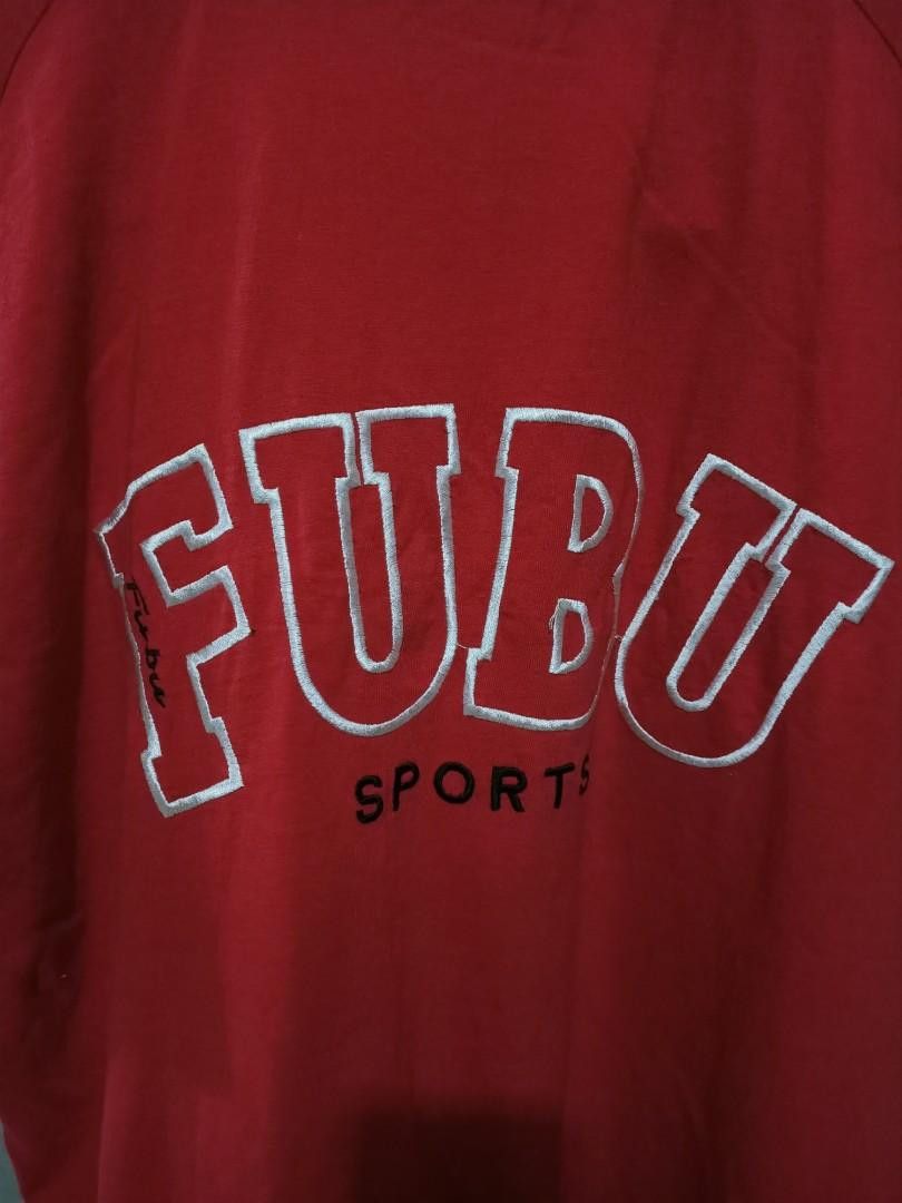 Fubu × Rap Tees × Vintage Vintage Fubu side tape big logo shirt Size US L / EU 52-54 / 3 - 4 Thumbnail