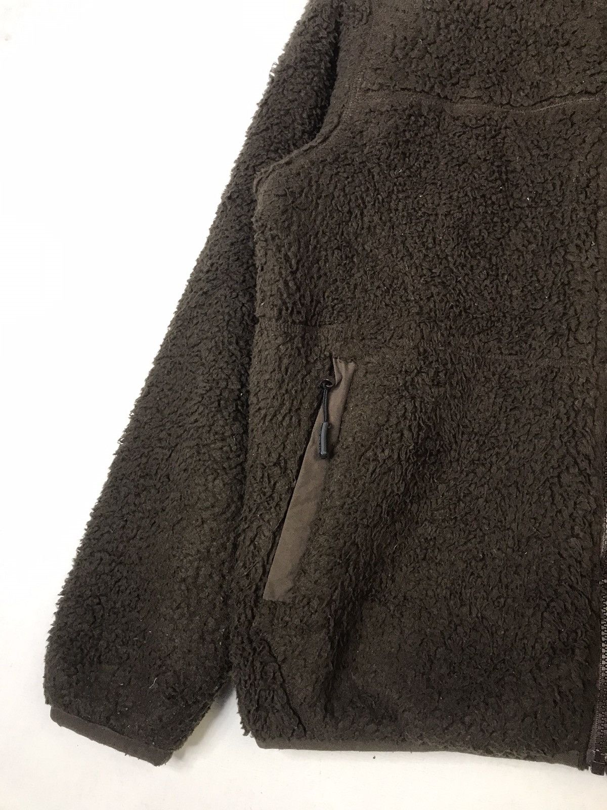 Ben Davis × Vintage y2k Ben Davis Sherpa Fleece Brown Zip Up Jacket Size US M / EU 48-50 / 2 - 4 Thumbnail