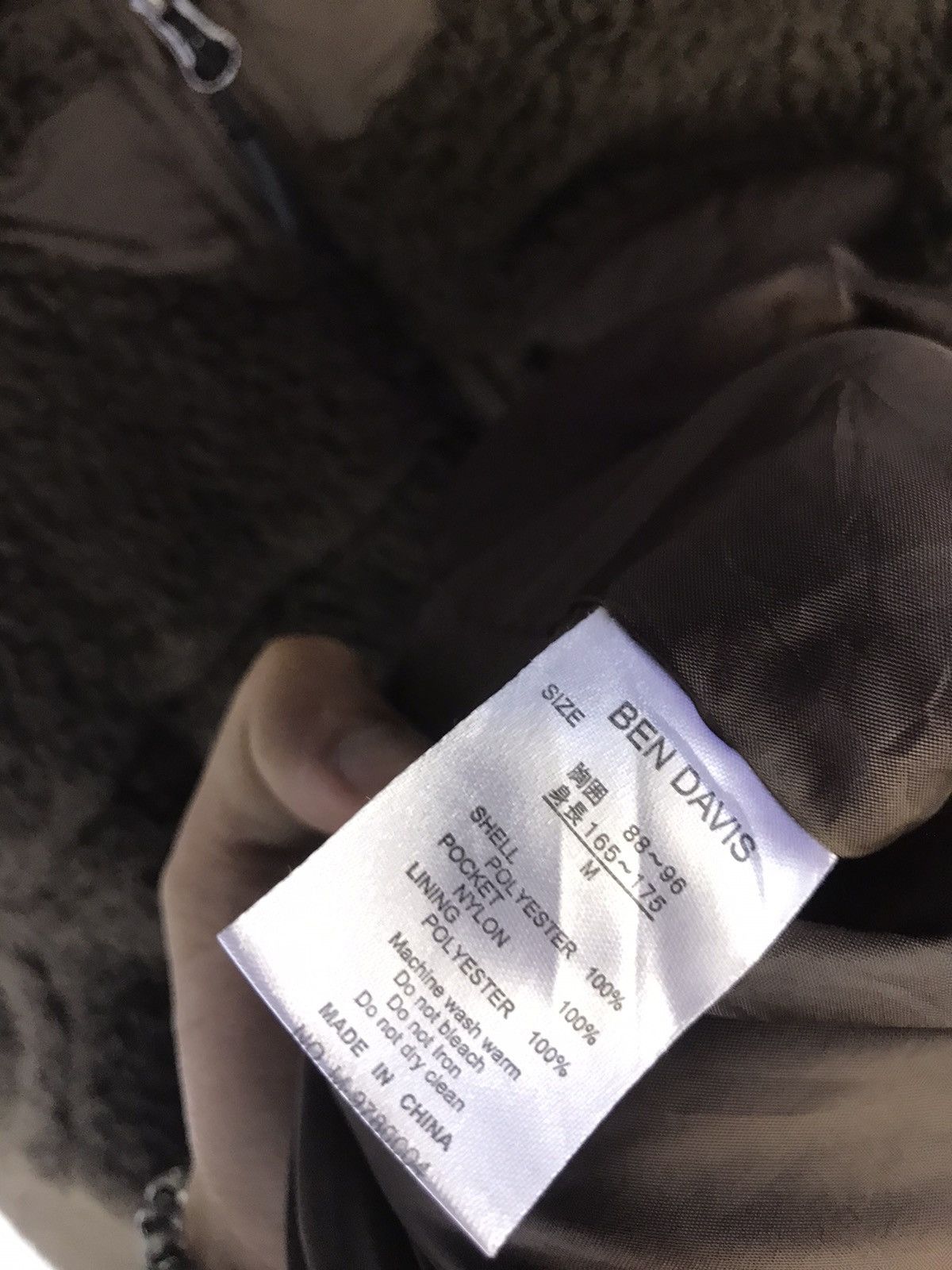 Ben Davis × Vintage y2k Ben Davis Sherpa Fleece Brown Zip Up Jacket Size US M / EU 48-50 / 2 - 8 Thumbnail