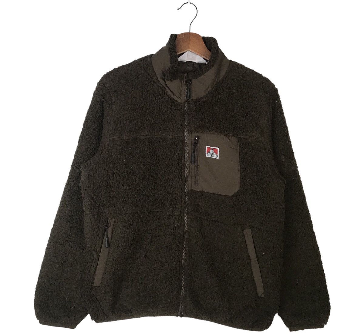 Ben Davis × Vintage y2k Ben Davis Sherpa Fleece Brown Zip Up Jacket Size US M / EU 48-50 / 2 - 1 Thumbnail