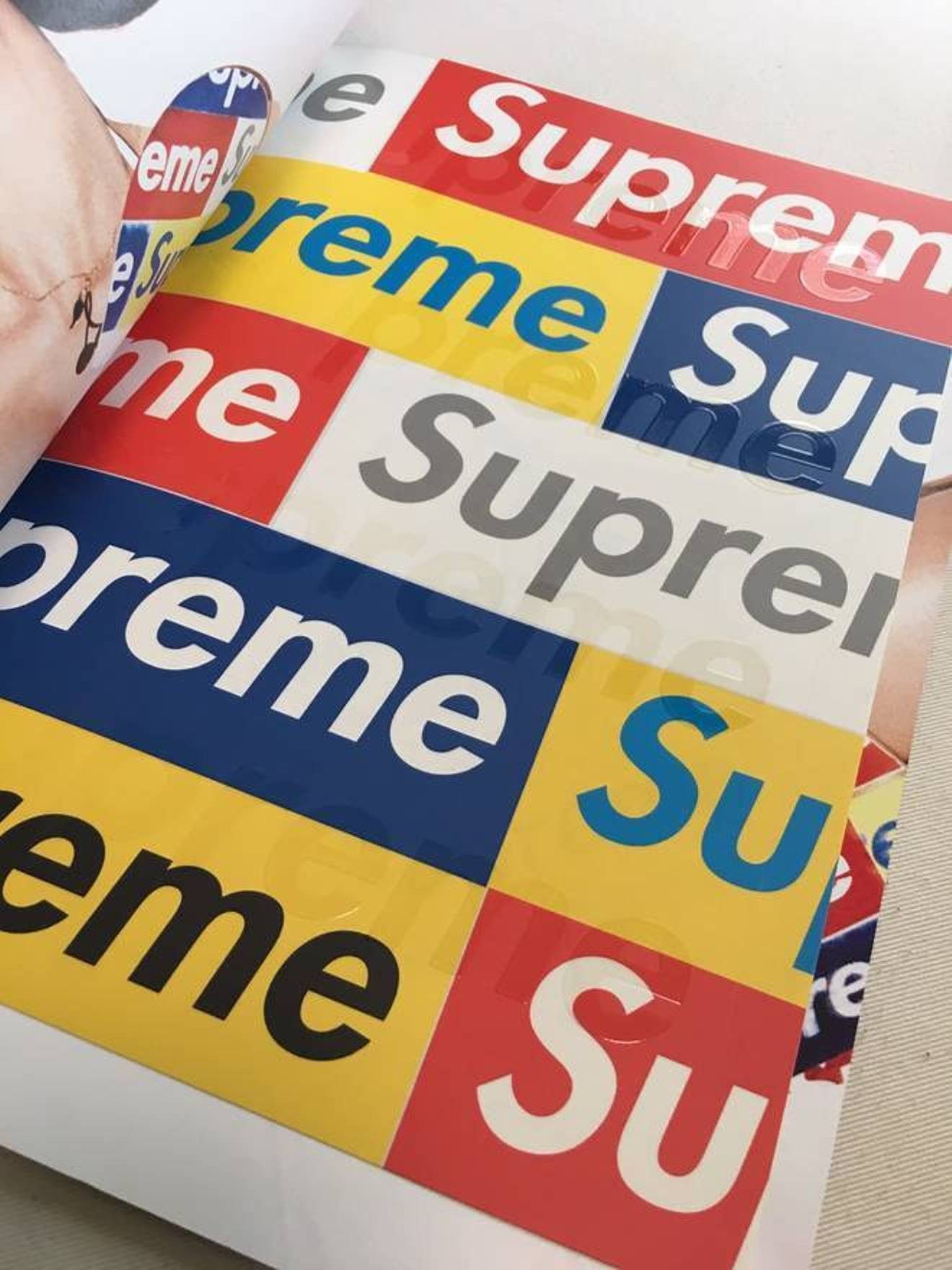 Supreme Supreme BOX LOGO STICKER SHEET 4 Stickers F&F Tera Patrick Size ONE SIZE - 1 Thumbnail
