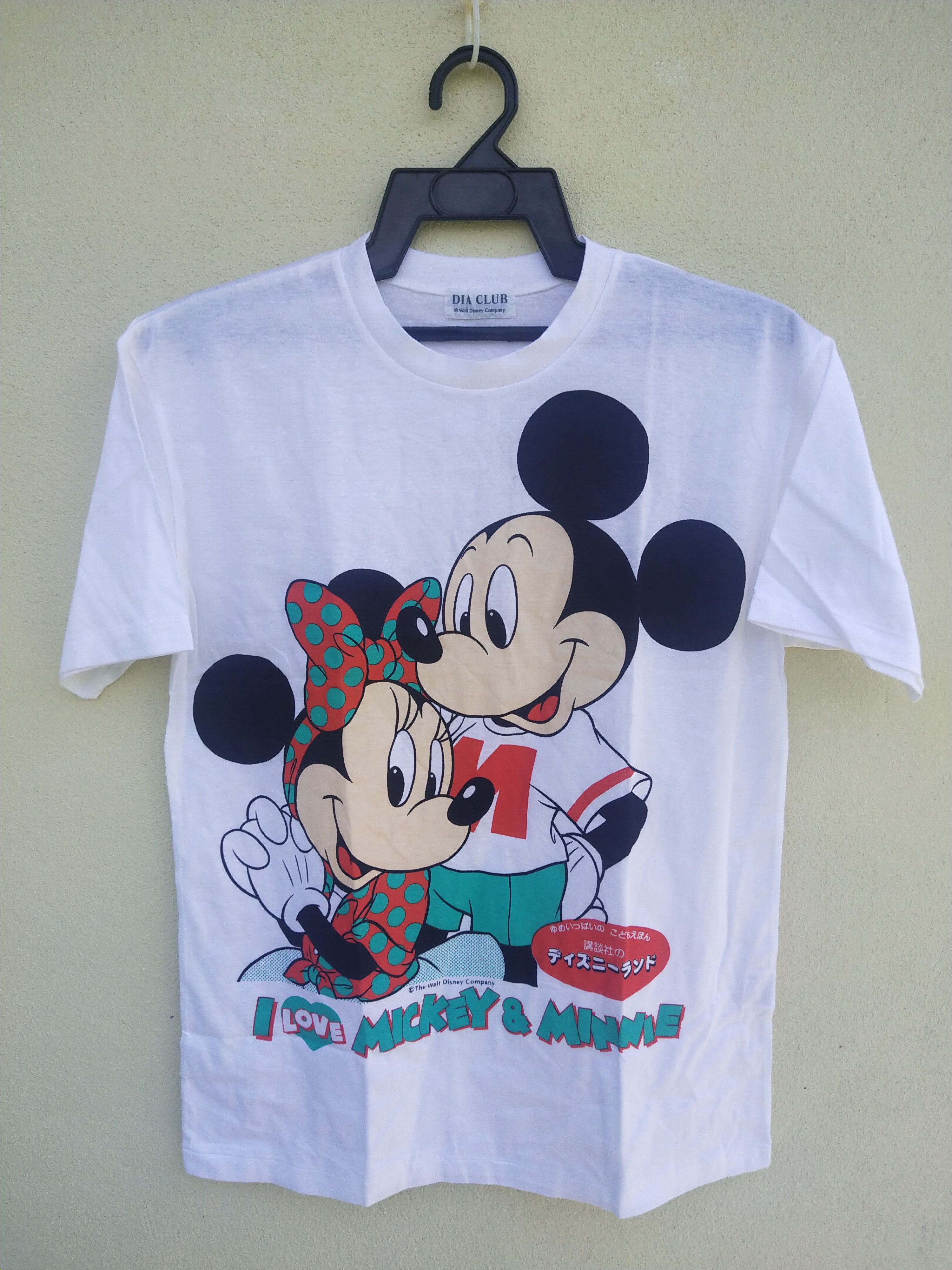 Disney × Mickey Mouse × Vintage 💥 Rare Vintage Mickey & Minnie DIA Club Size US M / EU 48-50 / 2 - 1 Thumbnail