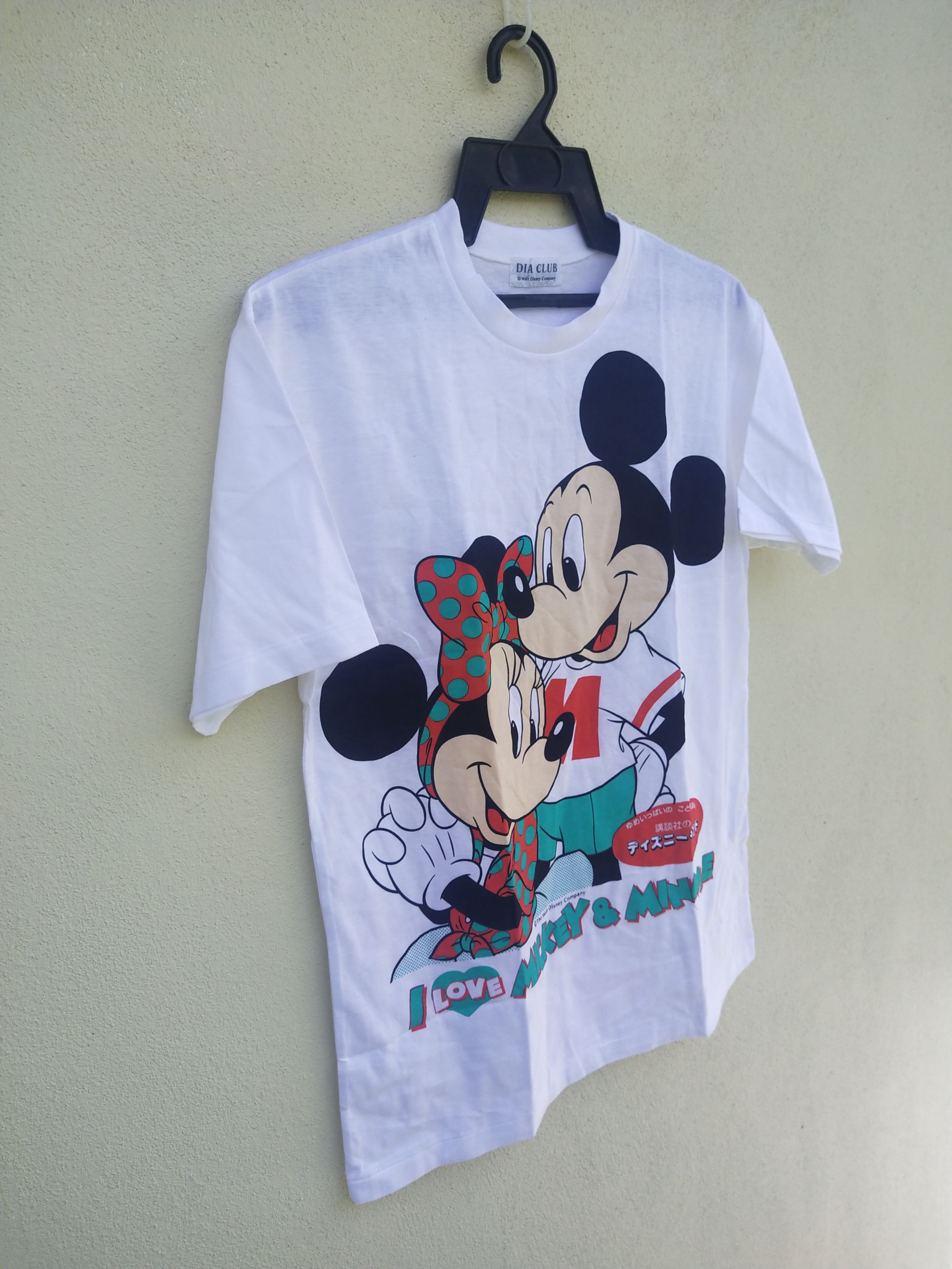Disney × Mickey Mouse × Vintage 💥 Rare Vintage Mickey & Minnie DIA Club Size US M / EU 48-50 / 2 - 2 Thumbnail
