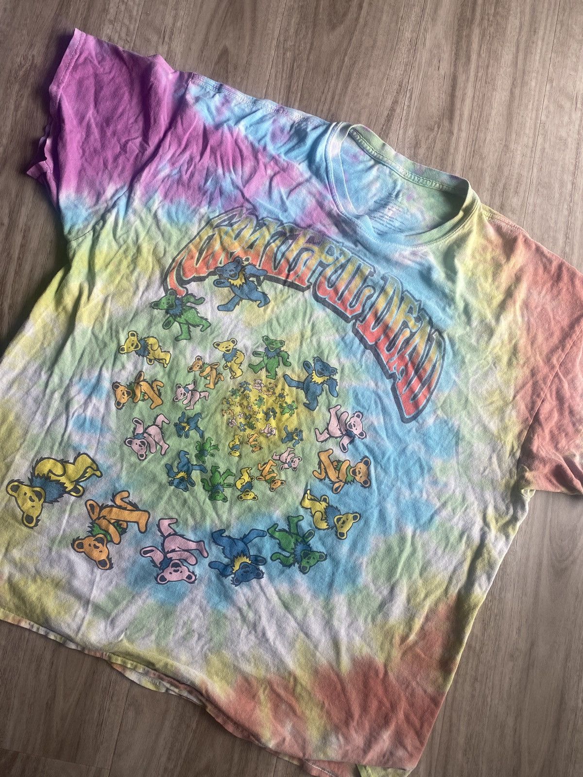 Grateful Dead Grateful Dead Dancing Bears Spiral Tee Size US XXL / EU 58 / 5 - 1 Thumbnail