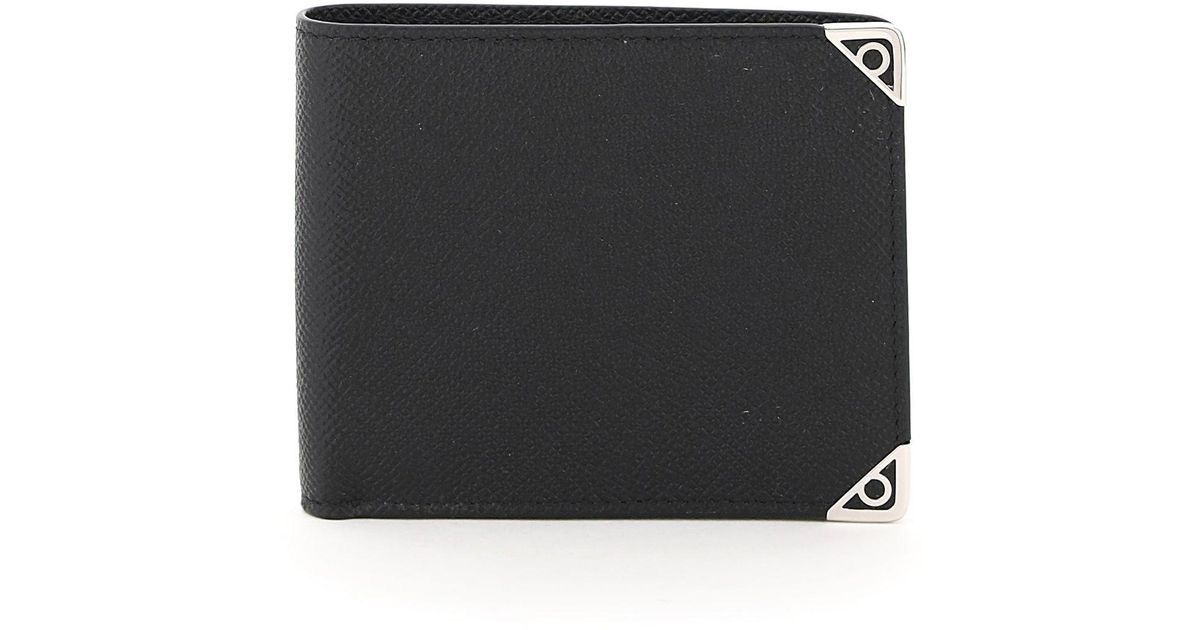 SALVATORE FERRAGAMO: Mens Leather Wallet W/GANCINI CORNERS