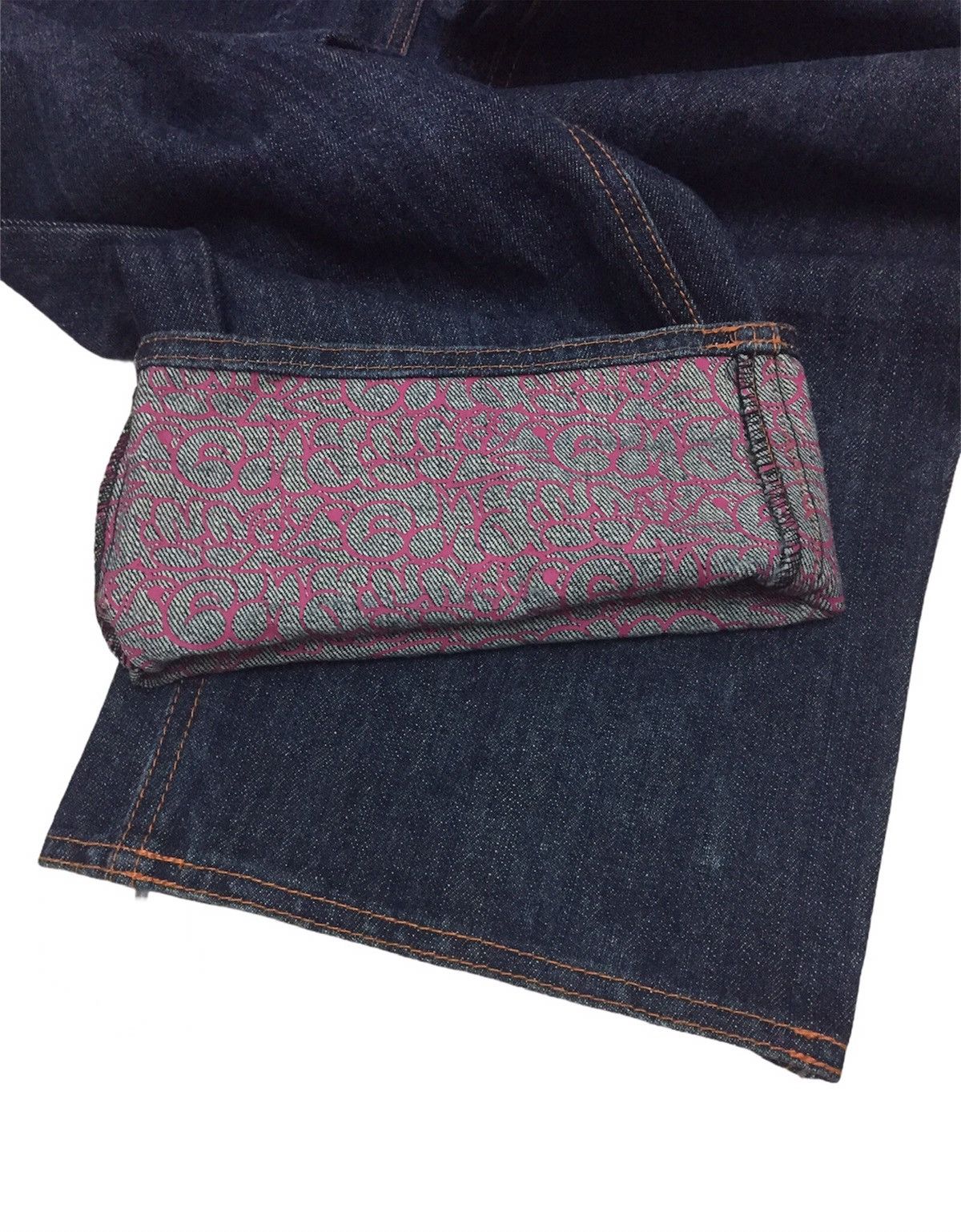 Japanese Brand Octopus Army Painted Streetwear Denim Size US 31 - 5 Thumbnail