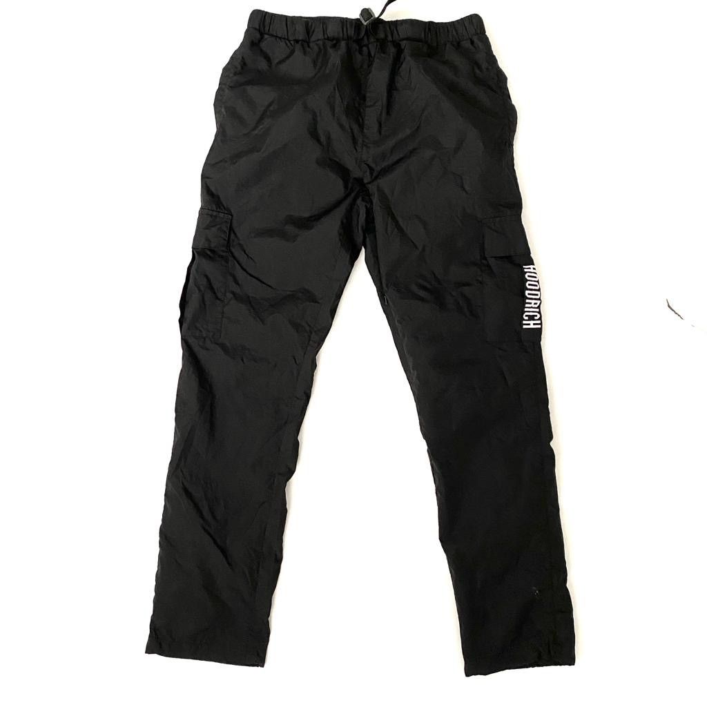 Hoodrich black sweatpants pants y2k drill