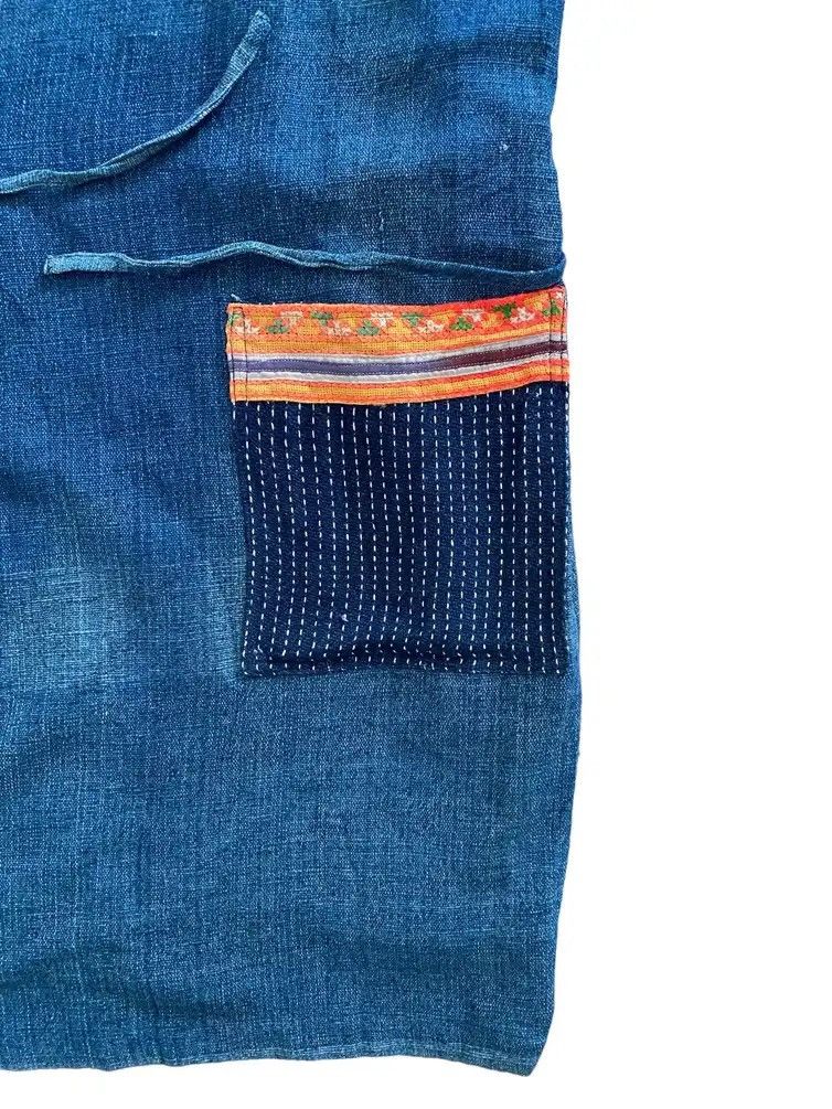45rpm × Japanese Brand × Kapital 🇯🇵 45rpm Pachwork Dyen Kimono Japan Indigo Kapital Size US L / EU 52-54 / 3 - 8 Thumbnail
