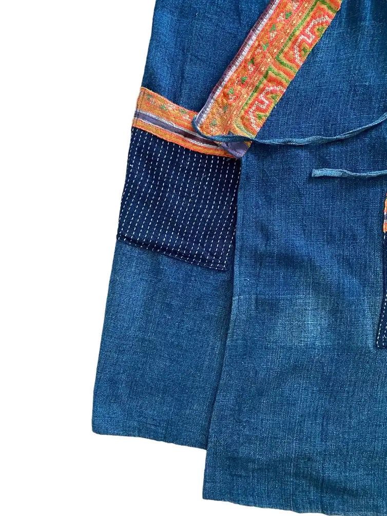 45rpm × Japanese Brand × Kapital 🇯🇵 45rpm Pachwork Dyen Kimono Japan Indigo Kapital Size US L / EU 52-54 / 3 - 7 Thumbnail
