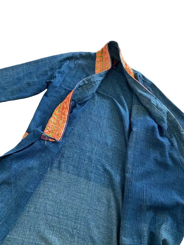 45rpm × Japanese Brand × Kapital 🇯🇵 45rpm Pachwork Dyen Kimono Japan Indigo Kapital Size US L / EU 52-54 / 3 - 9 Thumbnail
