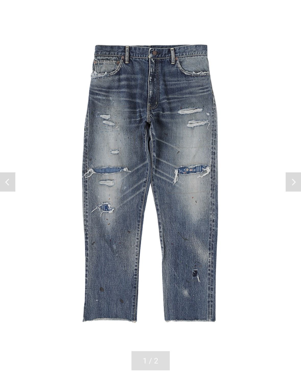 Visvim ICT SS JOURNEYMAN PANTS TACKED CRASH | Grailed