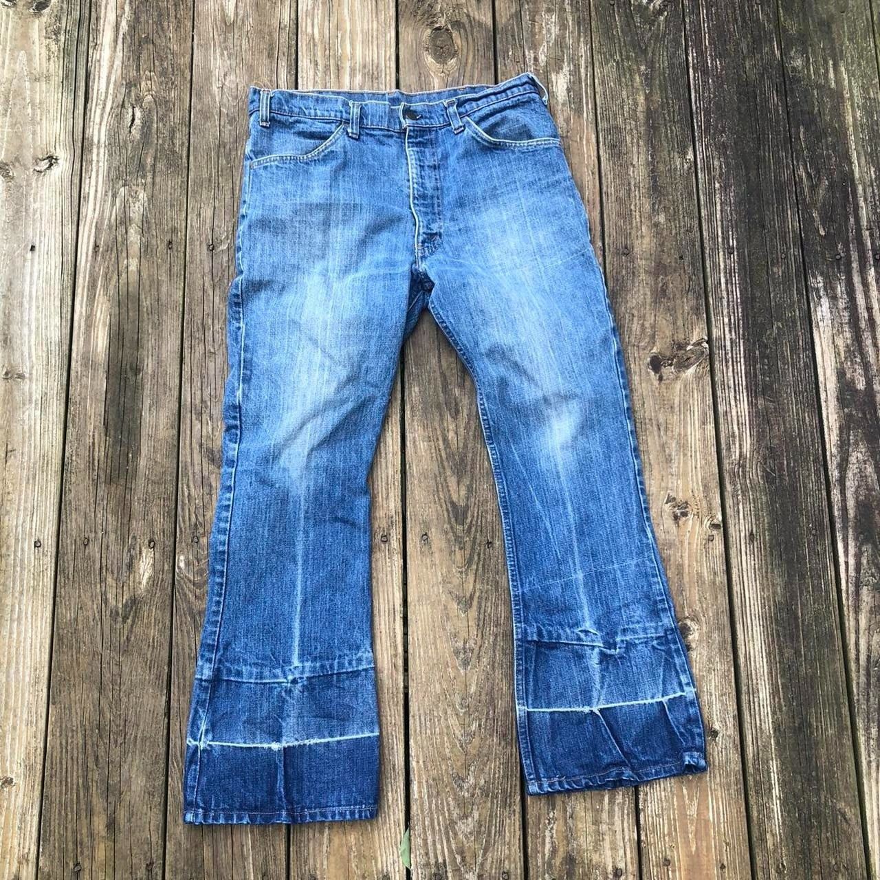1970s Vintage 541 Brown Tag Levis Boot Cut Jeans