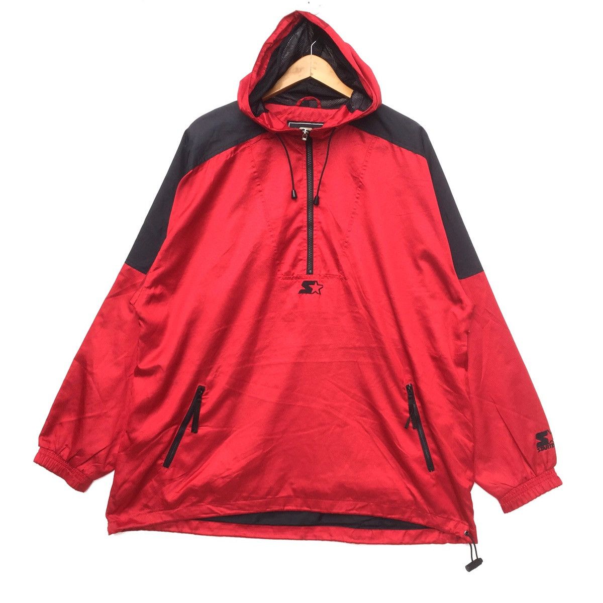 Starter Vintage 90s Starter Center Logo Multicolour Hoodie Jacket. L Size US L / EU 52-54 / 3 - 1 Thumbnail