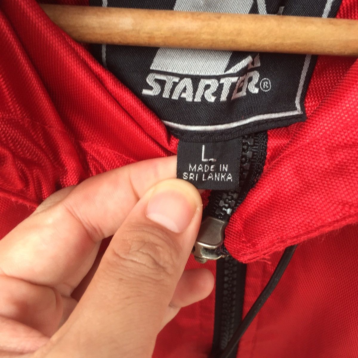 Starter Vintage 90s Starter Center Logo Multicolour Hoodie Jacket. L Size US L / EU 52-54 / 3 - 5 Thumbnail