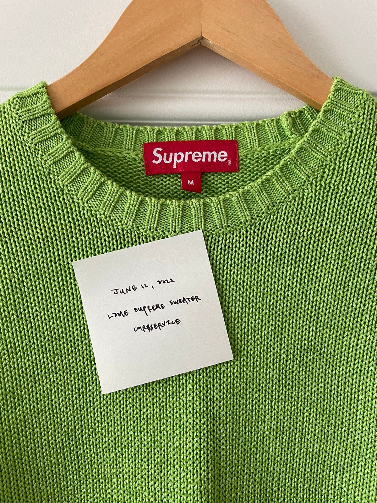 Supreme Back logo sweater | Grailed