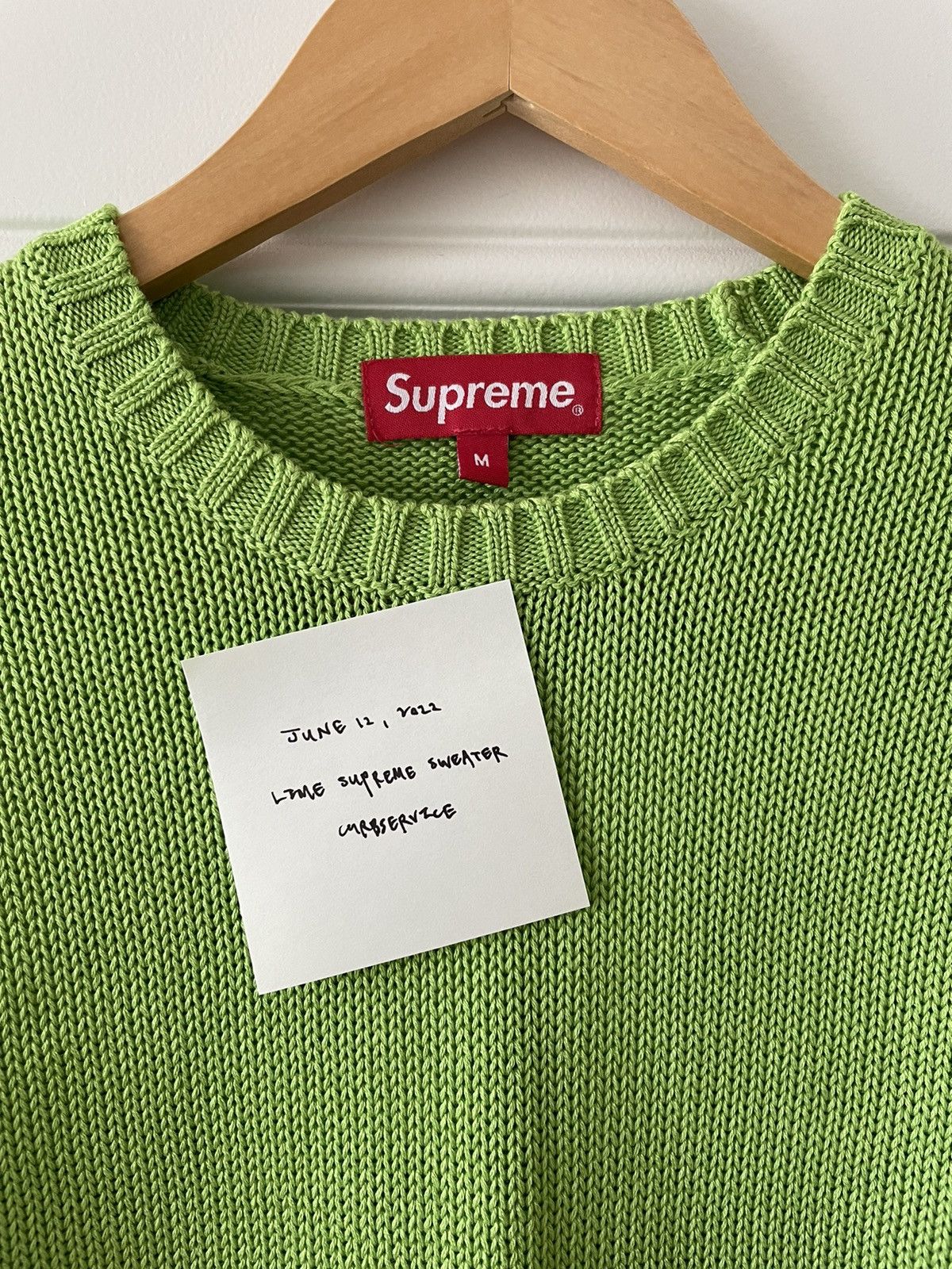 Supreme Back logo sweater Size US M / EU 48-50 / 2 - 2 Thumbnail