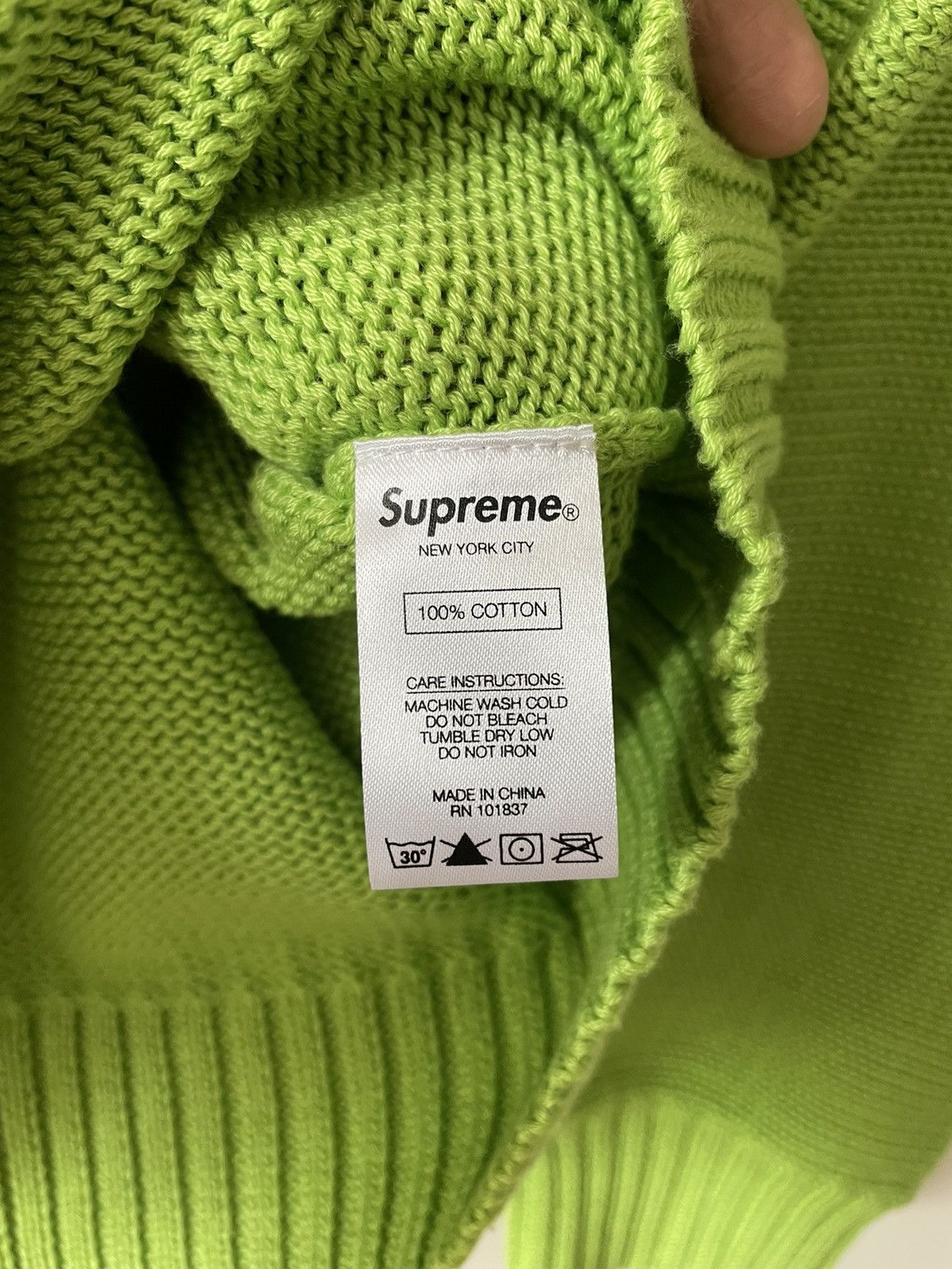 Supreme Back logo sweater Size US M / EU 48-50 / 2 - 3 Thumbnail