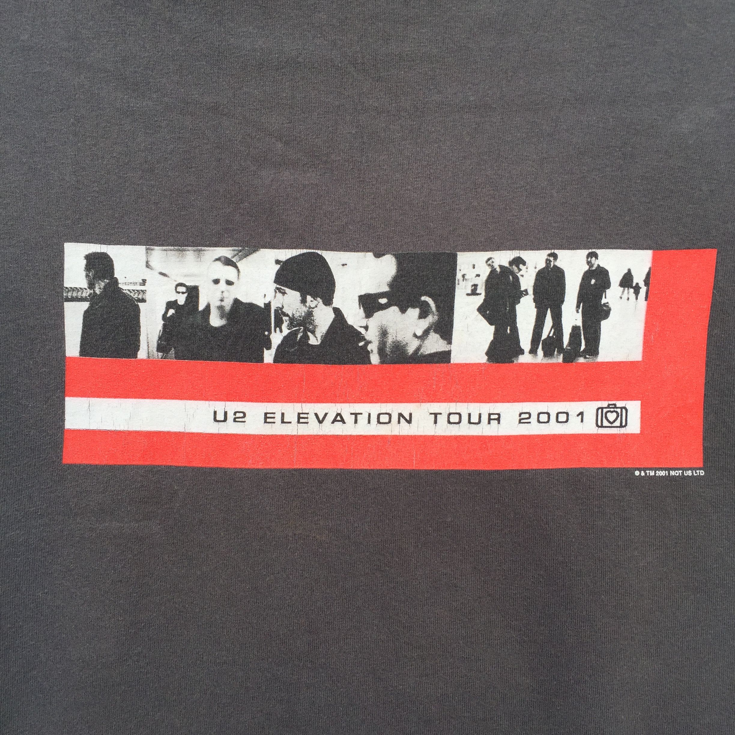Band Tees × Vintage Vintage 2001 U2 Elevation Tour Band T-Shirt | M Size US M / EU 48-50 / 2 - 3 Thumbnail