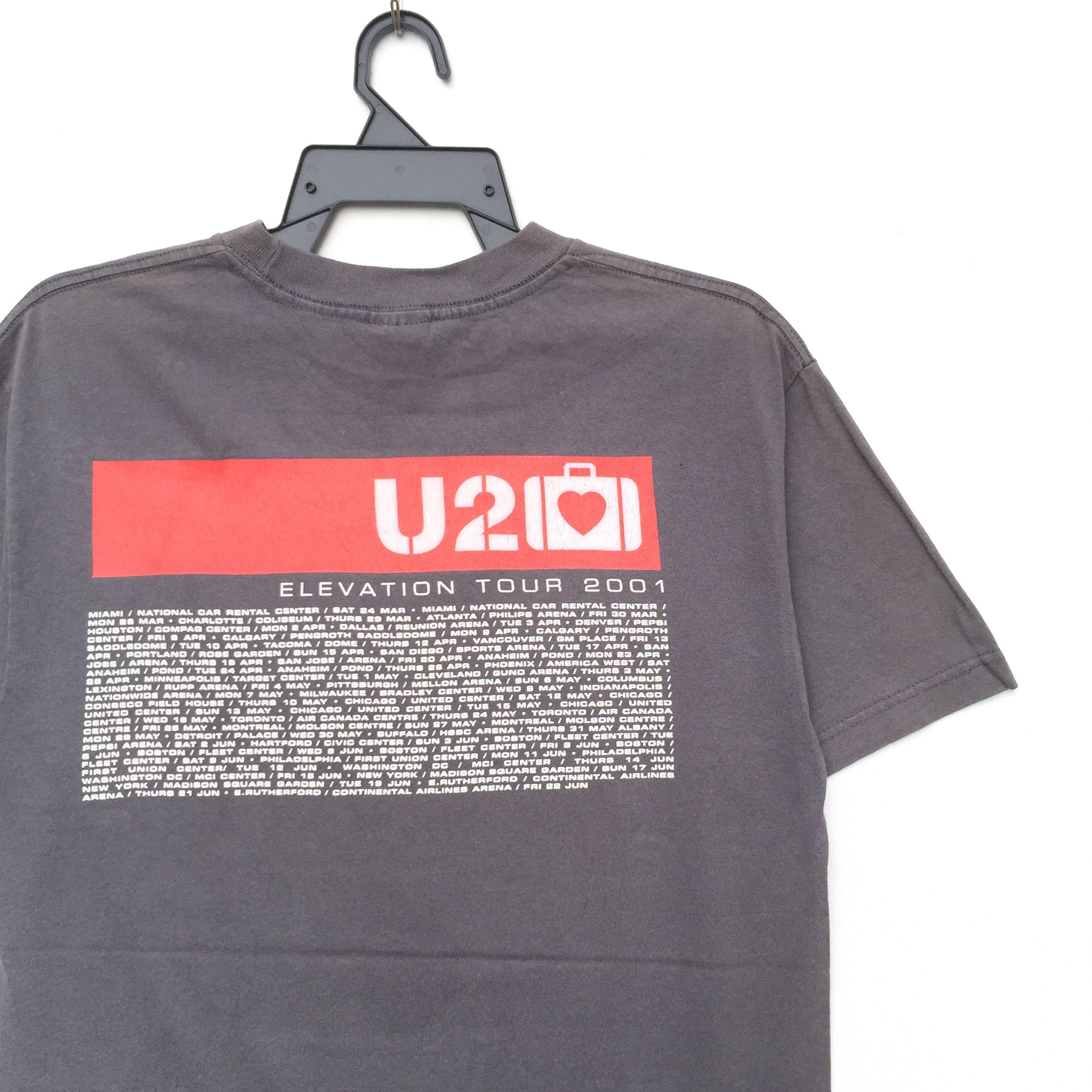 Band Tees × Vintage Vintage 2001 U2 Elevation Tour Band T-Shirt | M Size US M / EU 48-50 / 2 - 7 Thumbnail
