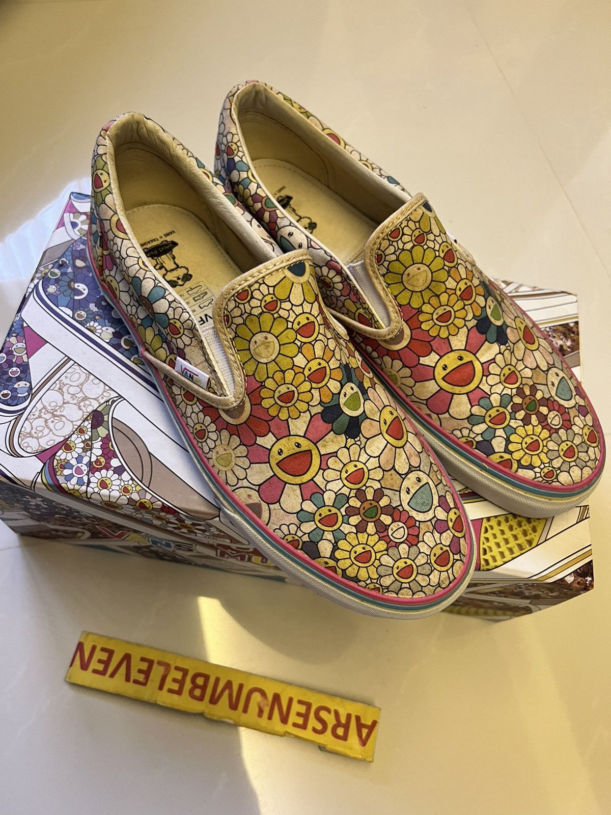 Vans x Takashi Murakami multi flower US10.5 Low Top Sneakers