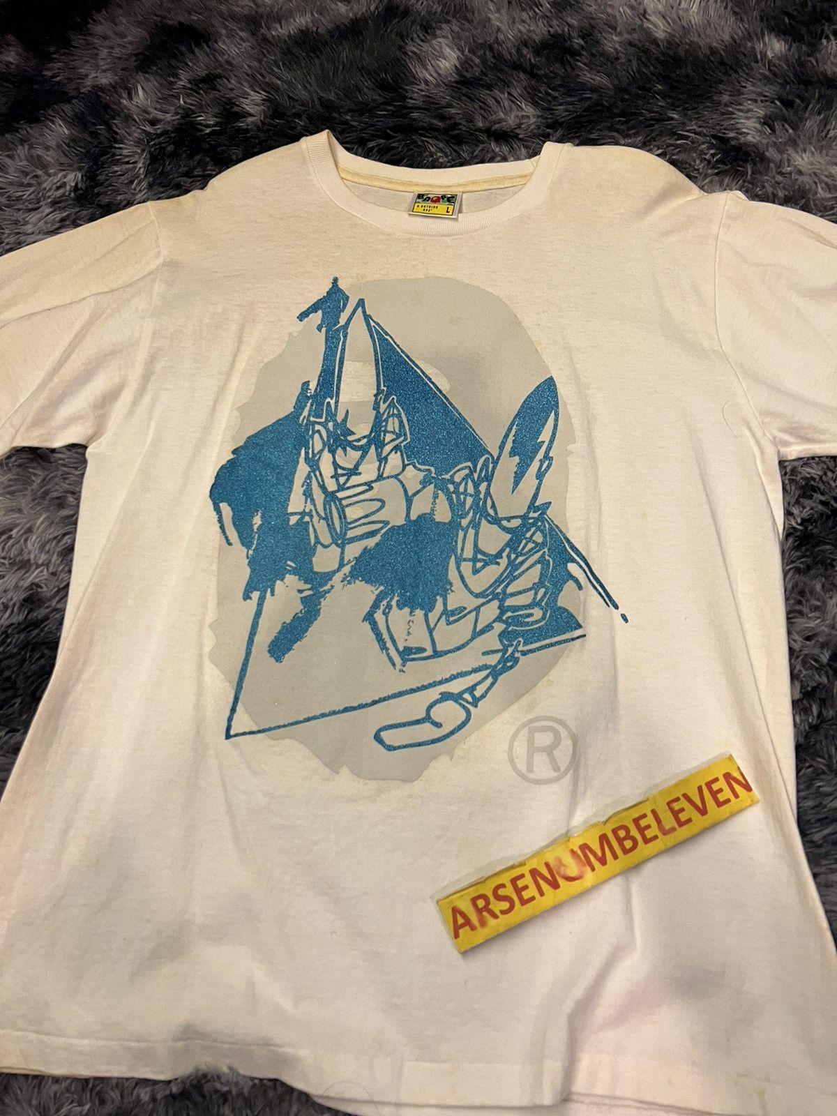 Bape tee x Futura unkle mowax rare large size used
