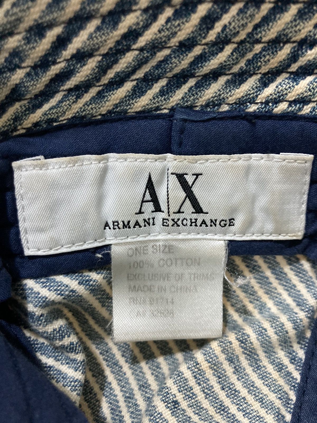 Armani Exchange Armani Exchange Bucket Hat Size ONE SIZE - 4 Thumbnail