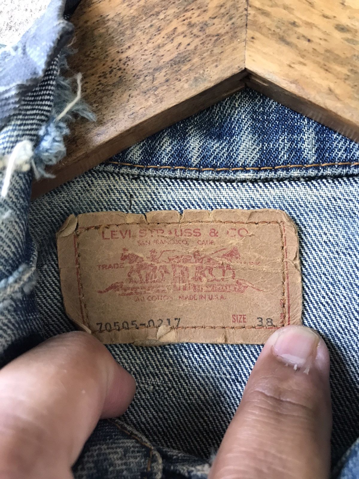 Levi's VINTAGE LEVIS TRUCKER JACKET Size US S / EU 44-46 / 1 - 13 Thumbnail