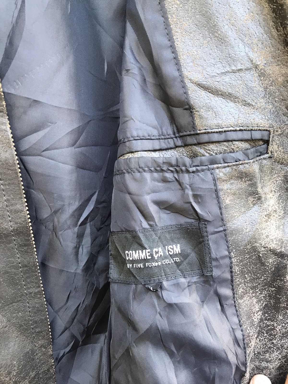 Comme Ca Ism × Japanese Brand COMME CA ISM JAPANESE BRAND LEATHER JACKET Size US S / EU 44-46 / 1 - 7 Thumbnail