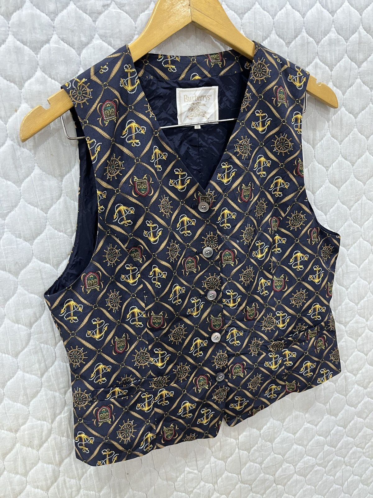 Burberry (Ttt). VINTAGE BURBERRYS VEST Size M / US 6-8 / IT 42-44 - 3 Thumbnail