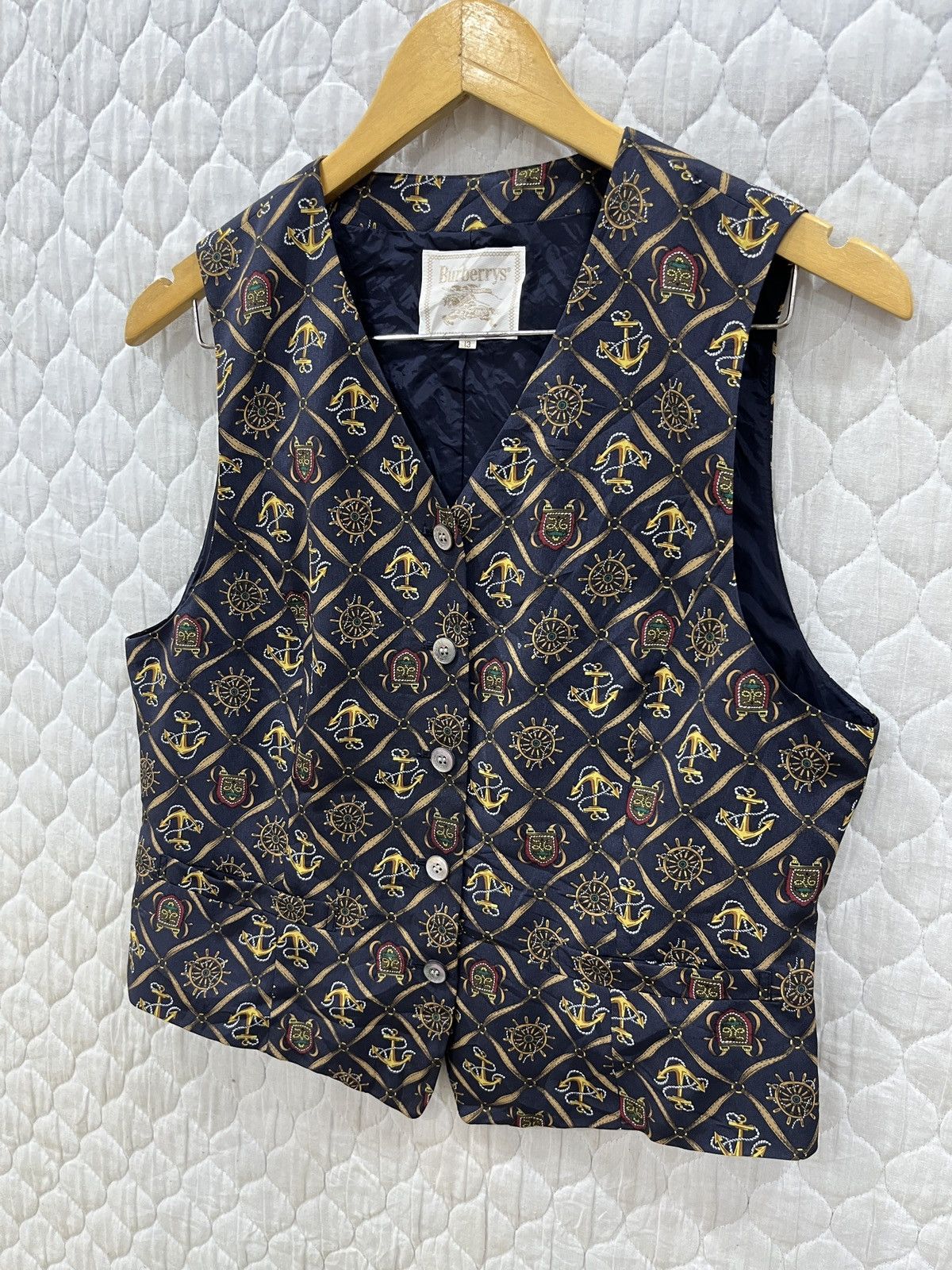 Burberry (Ttt). VINTAGE BURBERRYS VEST Size M / US 6-8 / IT 42-44 - 2 Thumbnail