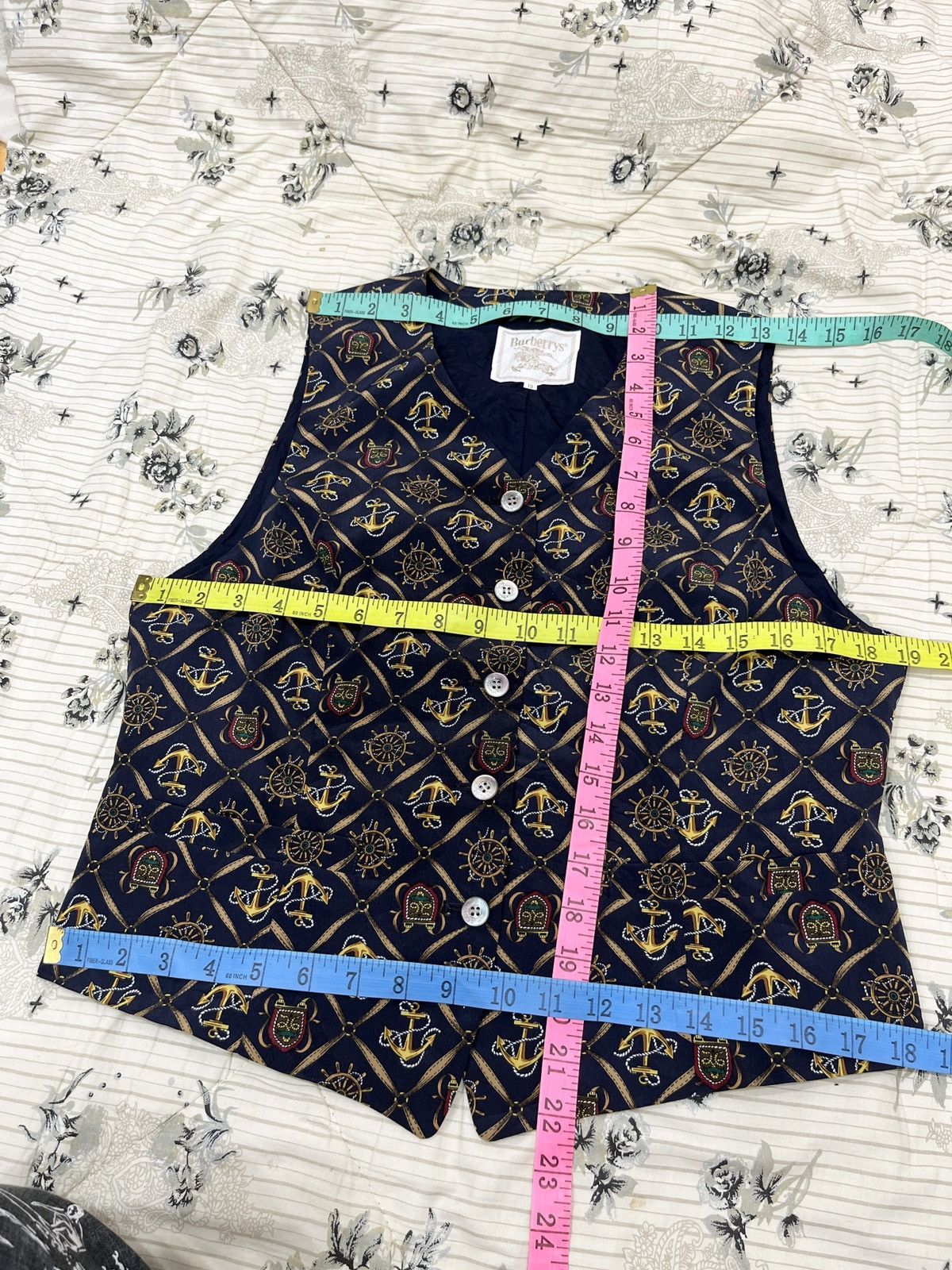 Burberry (Ttt). VINTAGE BURBERRYS VEST Size M / US 6-8 / IT 42-44 - 13 Thumbnail